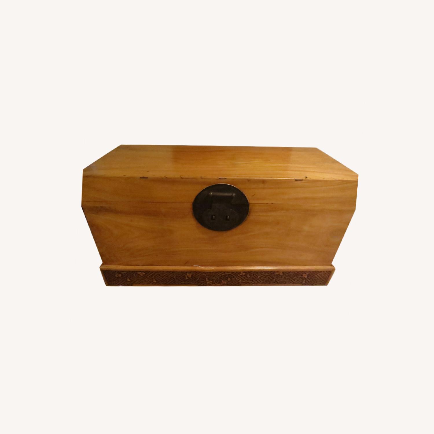 Antique Cedar Storage Chest - image-0