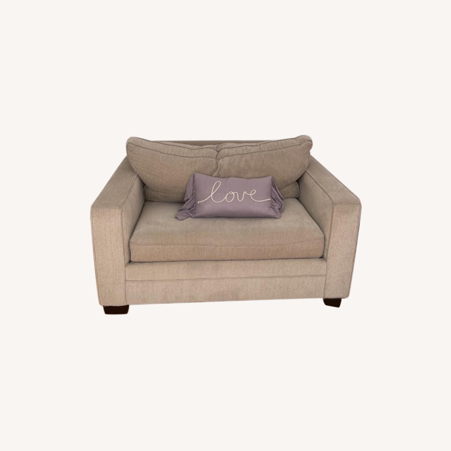 Pottery Barn Sleeper Loveseat AptDeco
