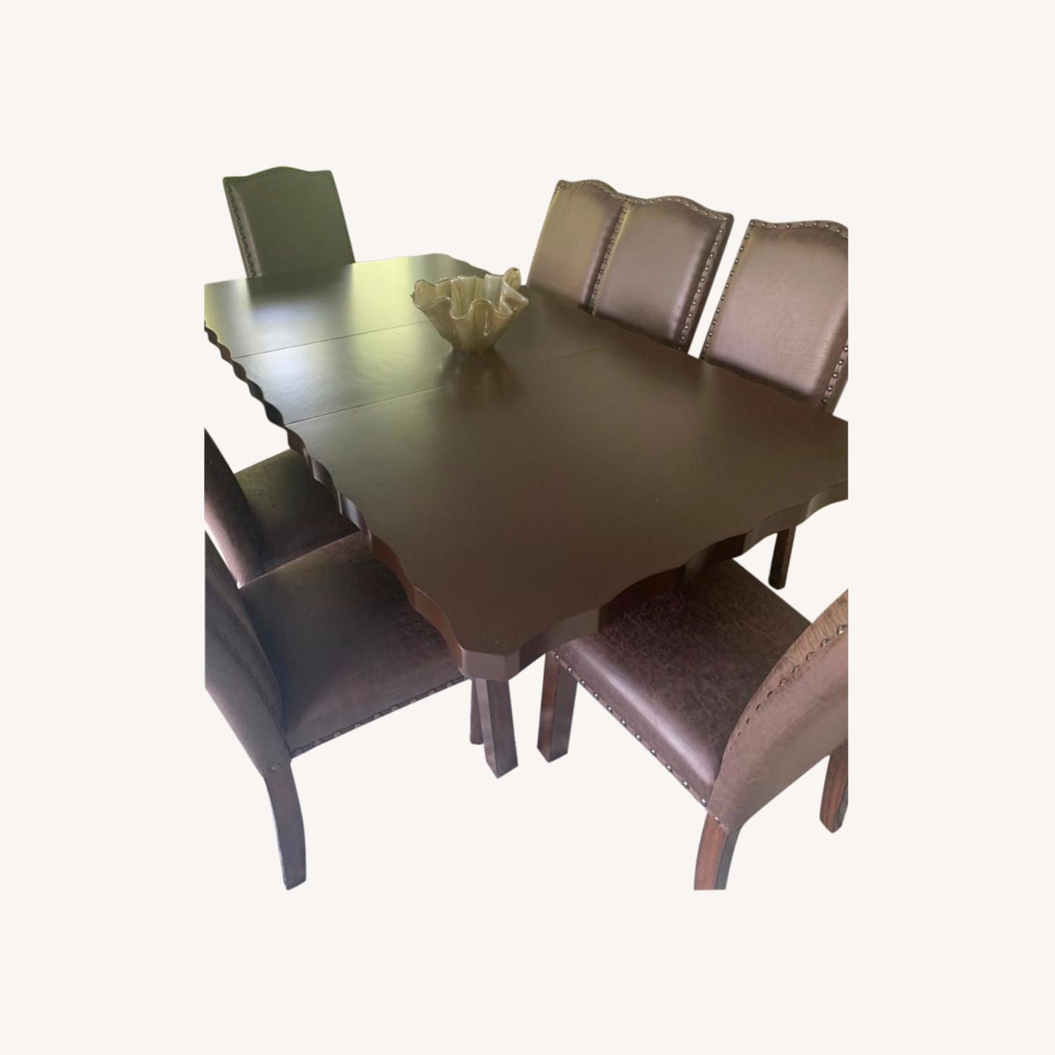 Dining Set with 8 Chairs - AptDeco
