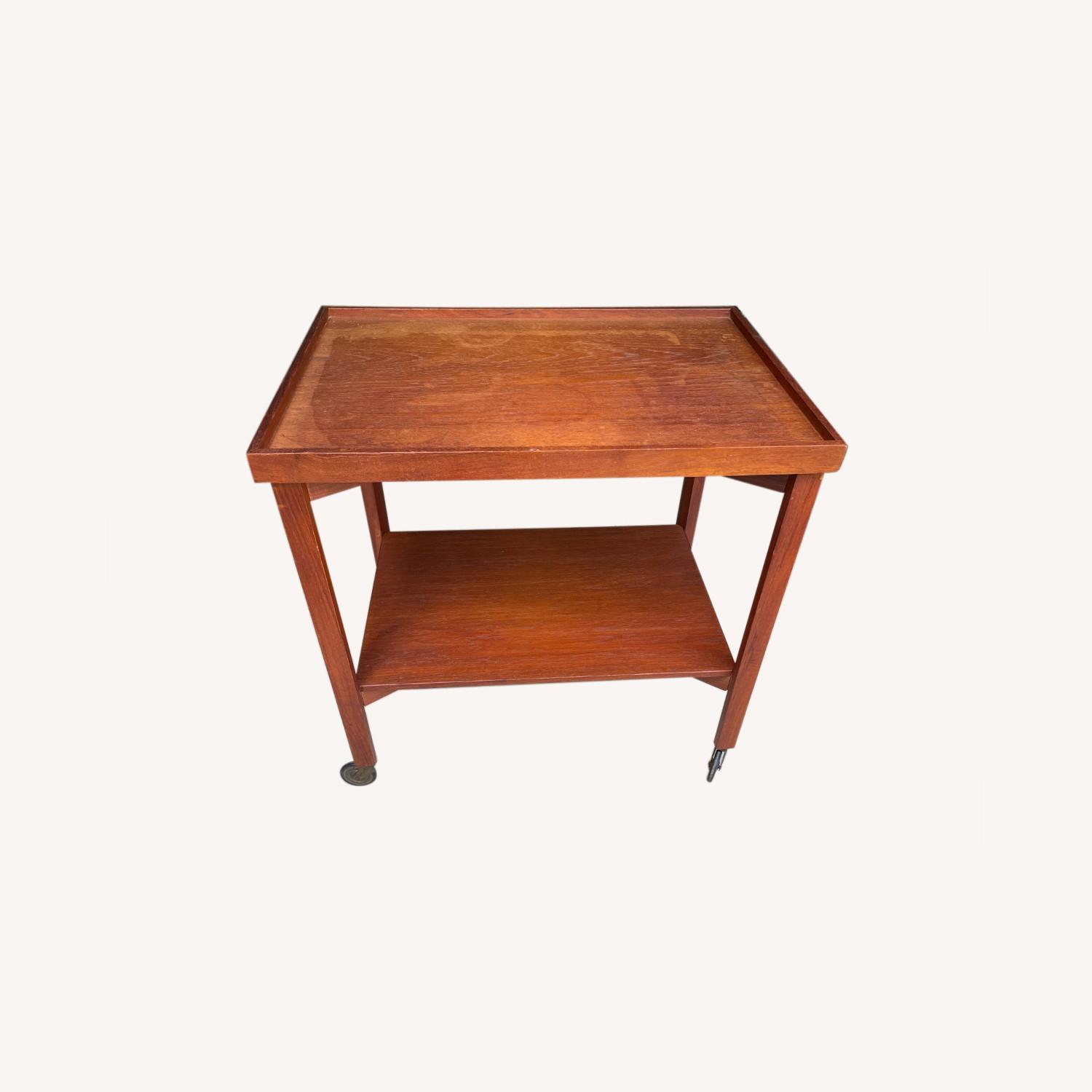 Mid Century Bar Cart - image-0