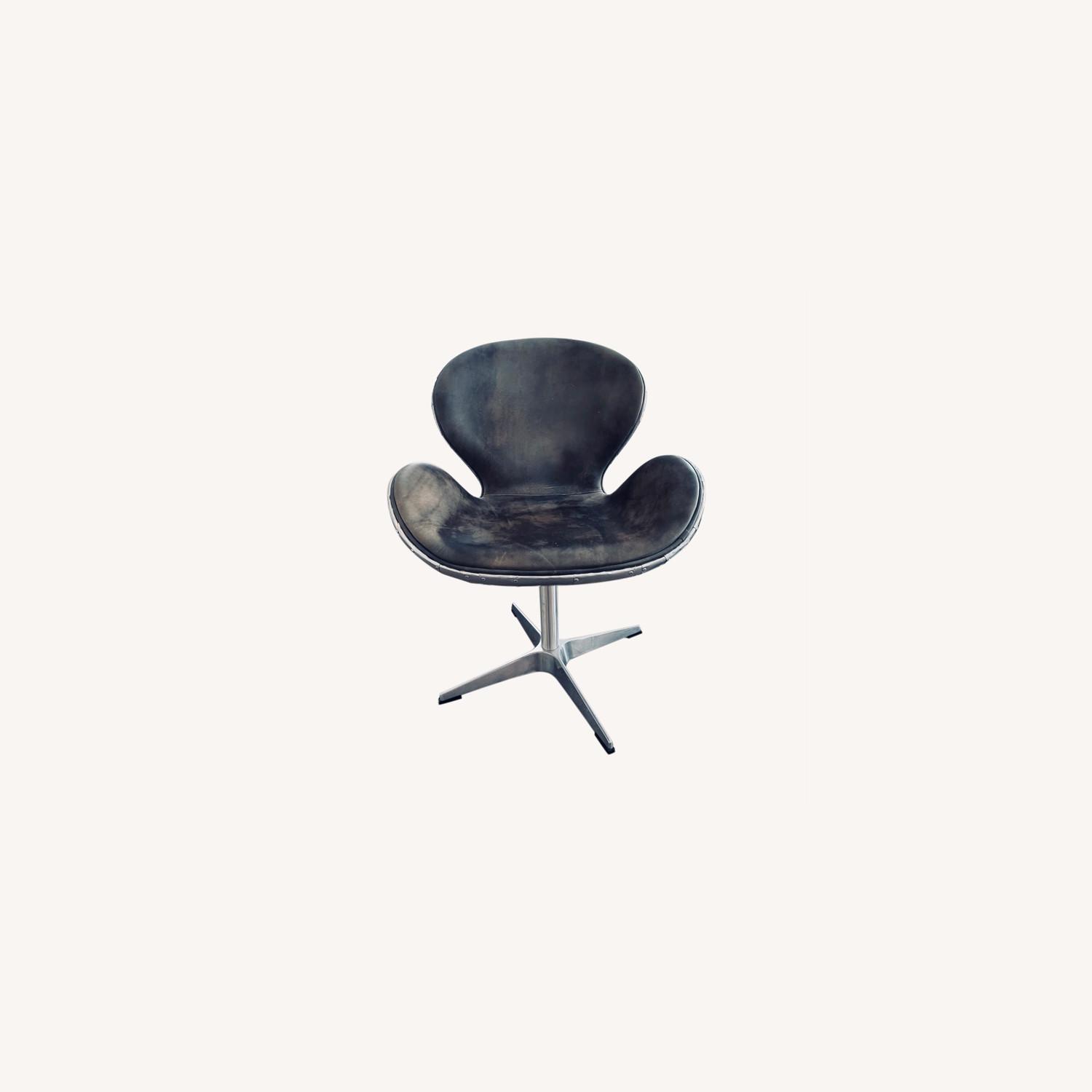 Timothy Oulton Black Spitfire Devon Chair - AptDeco