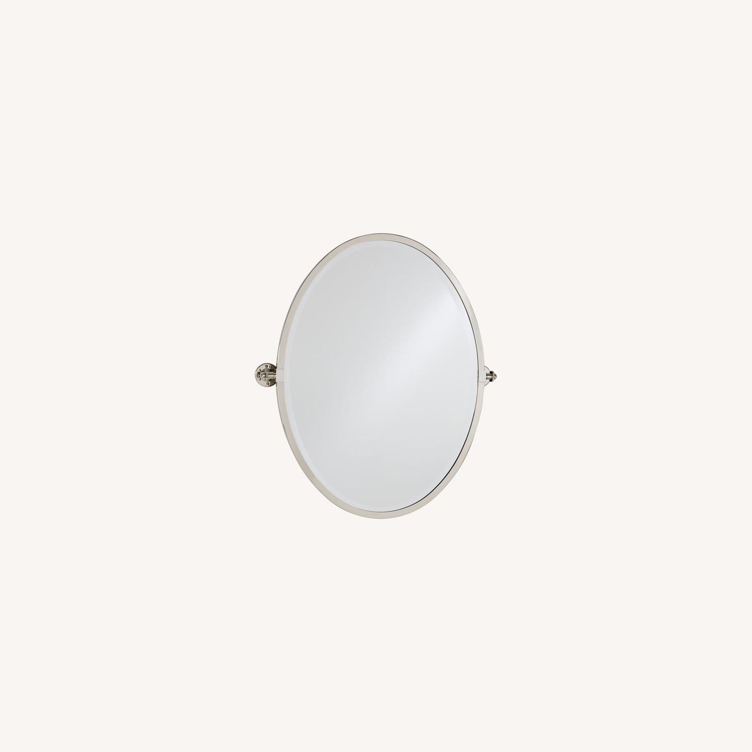 Pottery Barn Kensington Pivot Mirror, Oval AptDeco