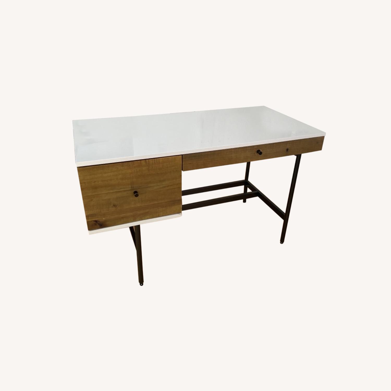 CB2 Modern Desk AptDeco