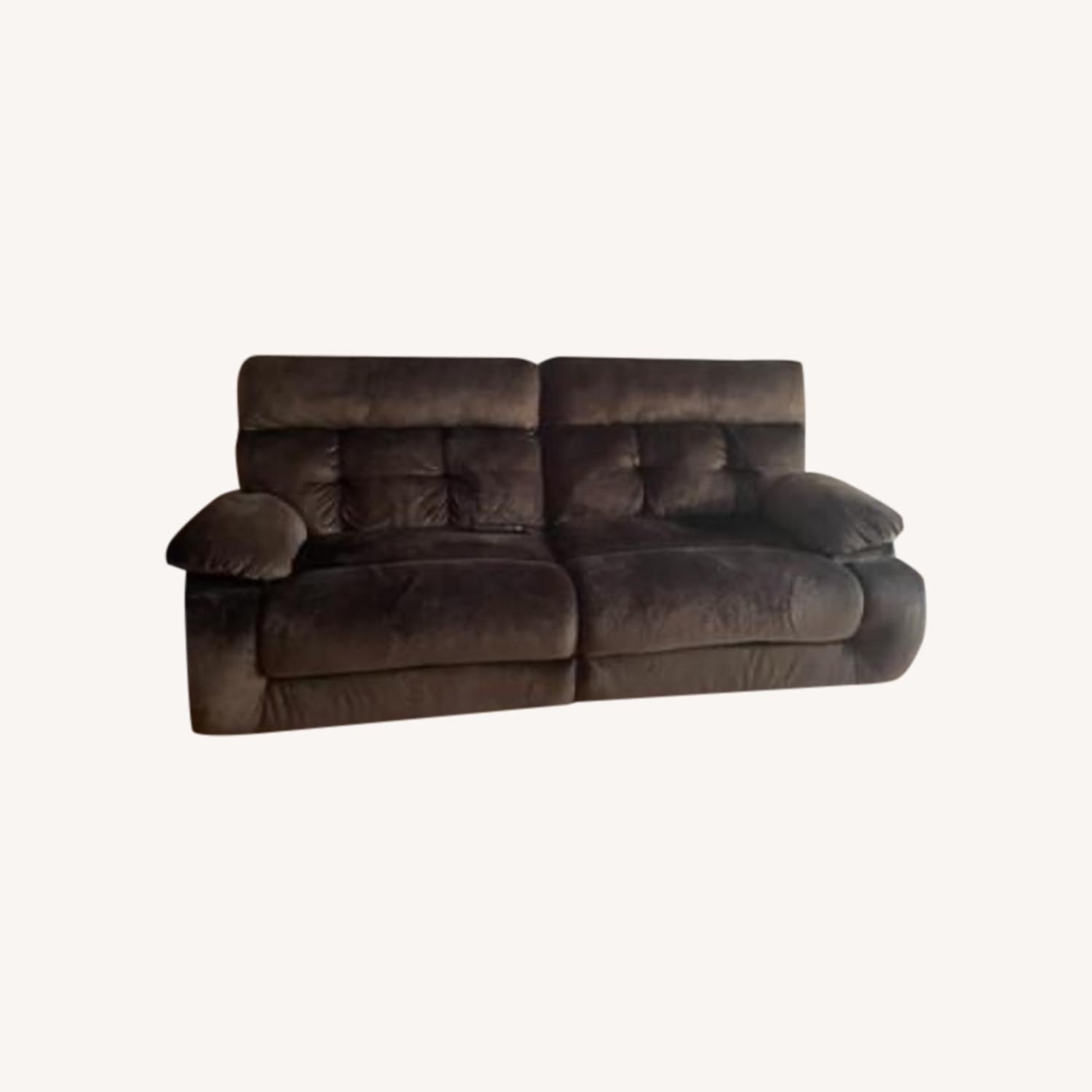 Ashley Manual Dual Reclining Sofa AptDeco