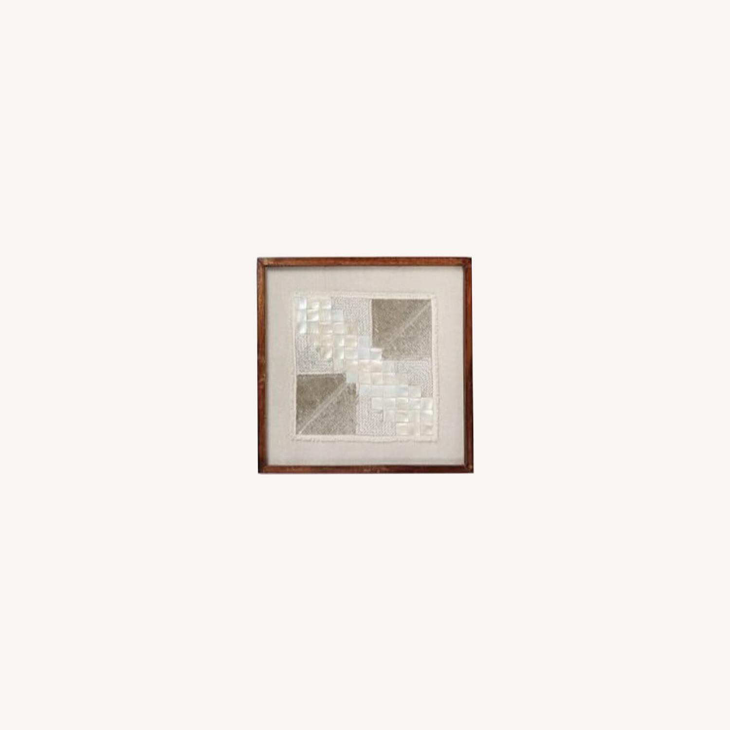 West Elm Pair of Framed Beaded Wall Art - image-7