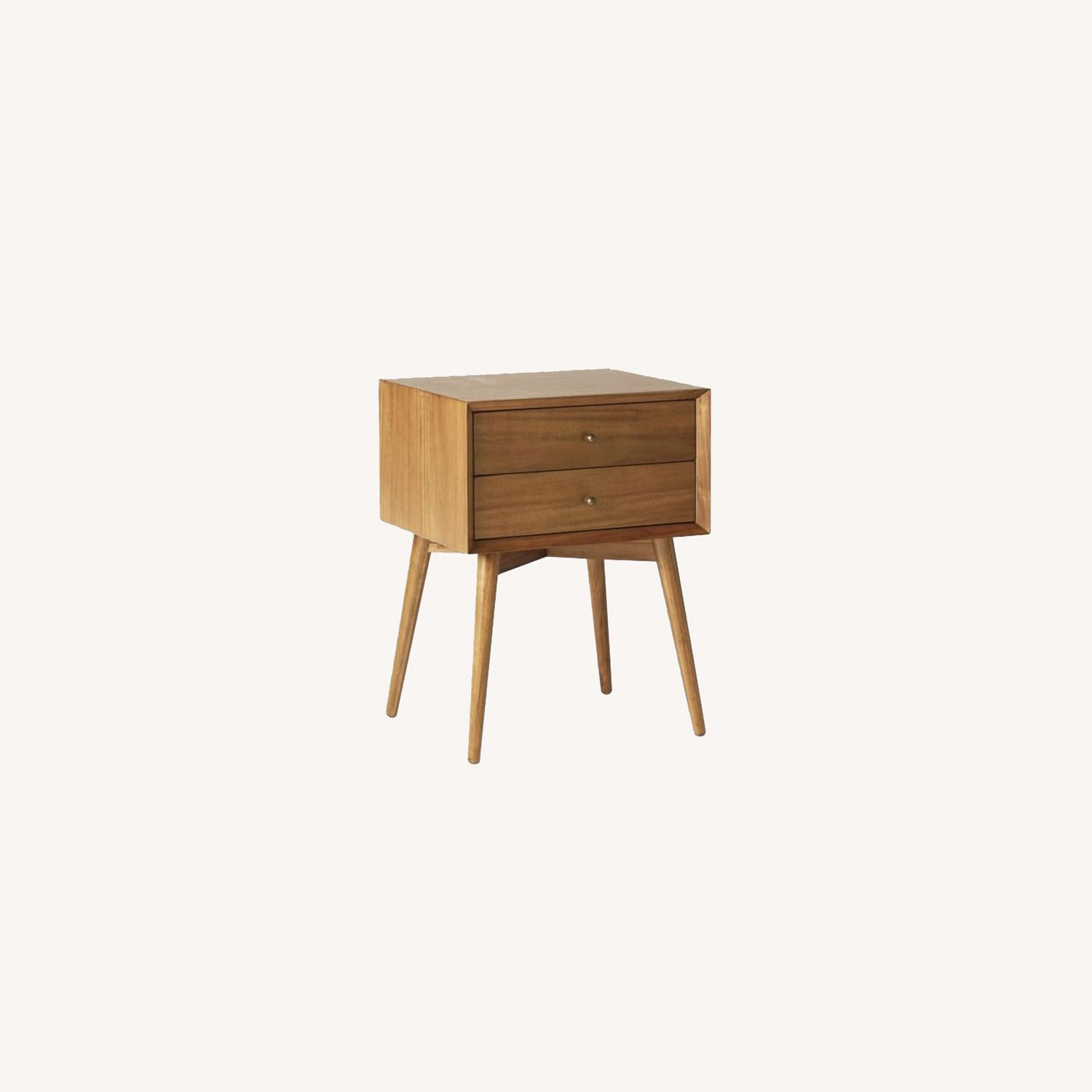West Elm Set of 2 Mid-Century Nightstands - image-0