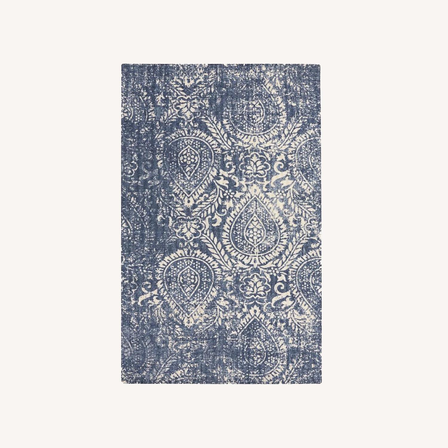 Pottery Barn Shilah Rug 9x12, Blue Multi AptDeco