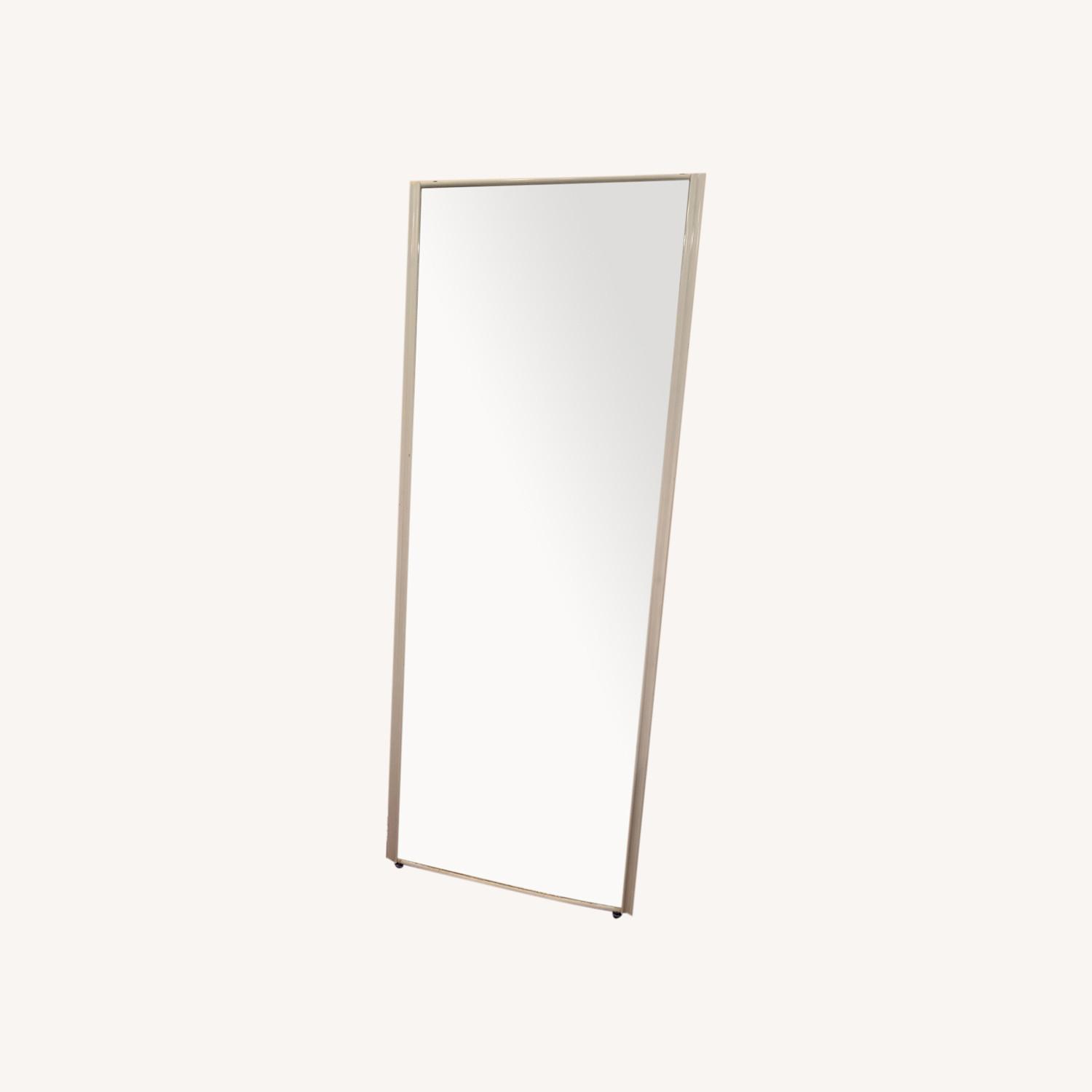 Large White Floor Mirror AptDeco