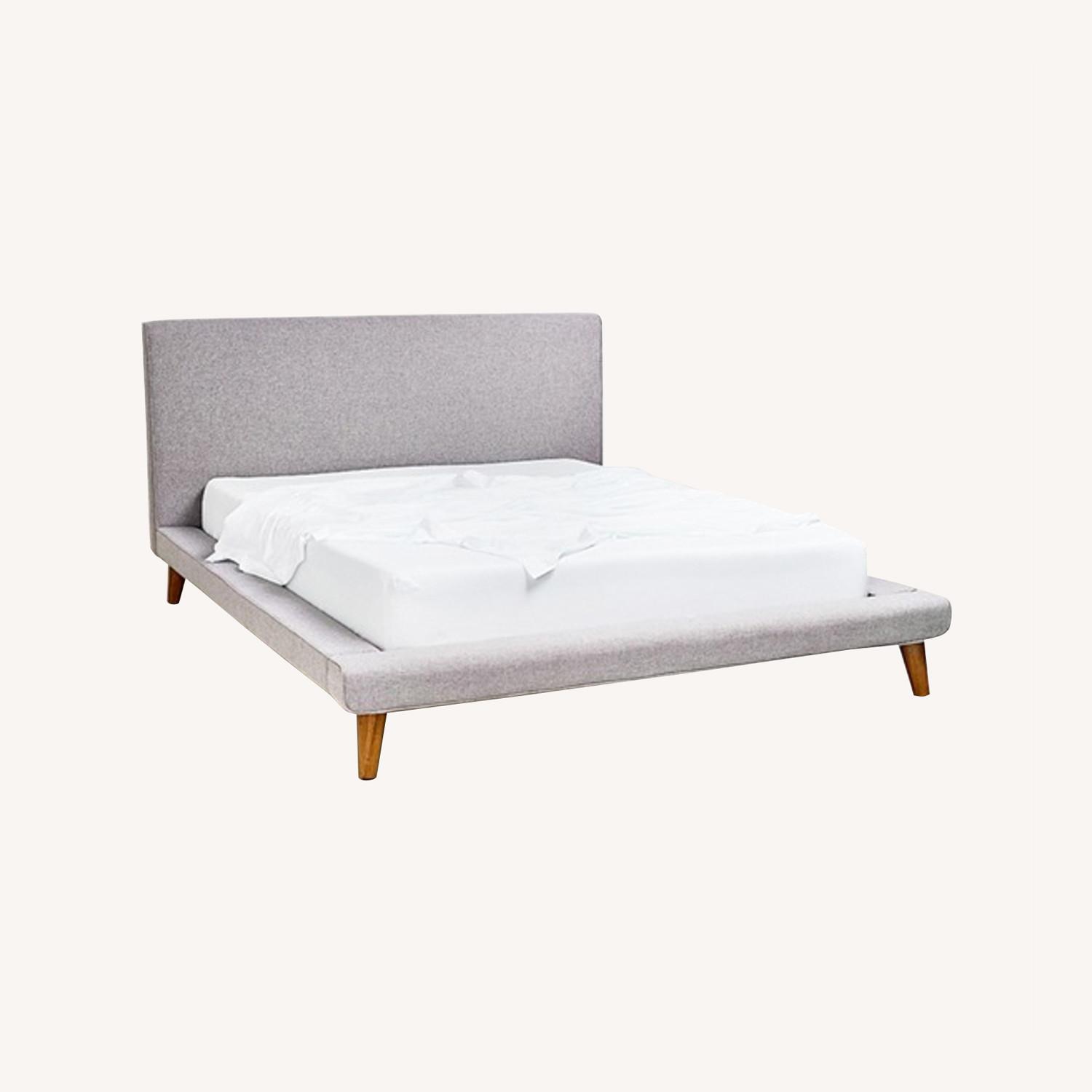 West Elm Mod Upholstered Platform Bed KING AptDeco
