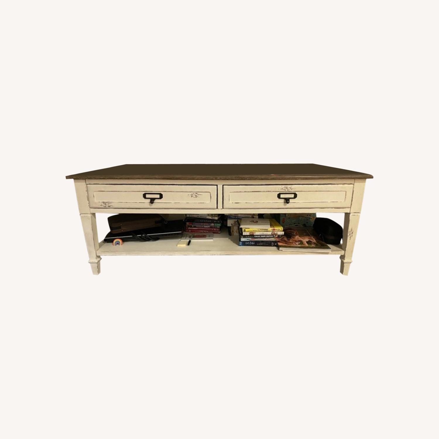Distressed Coffee Table - image-0