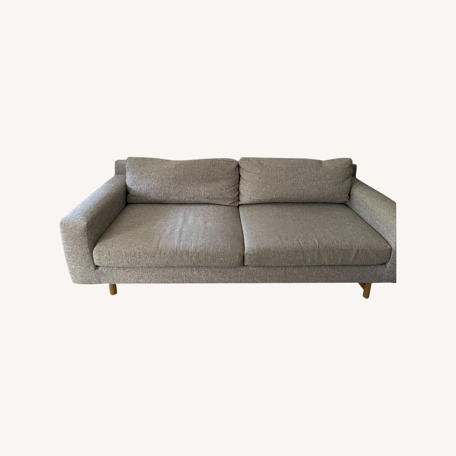 West Elm Light Grey Couch AptDeco