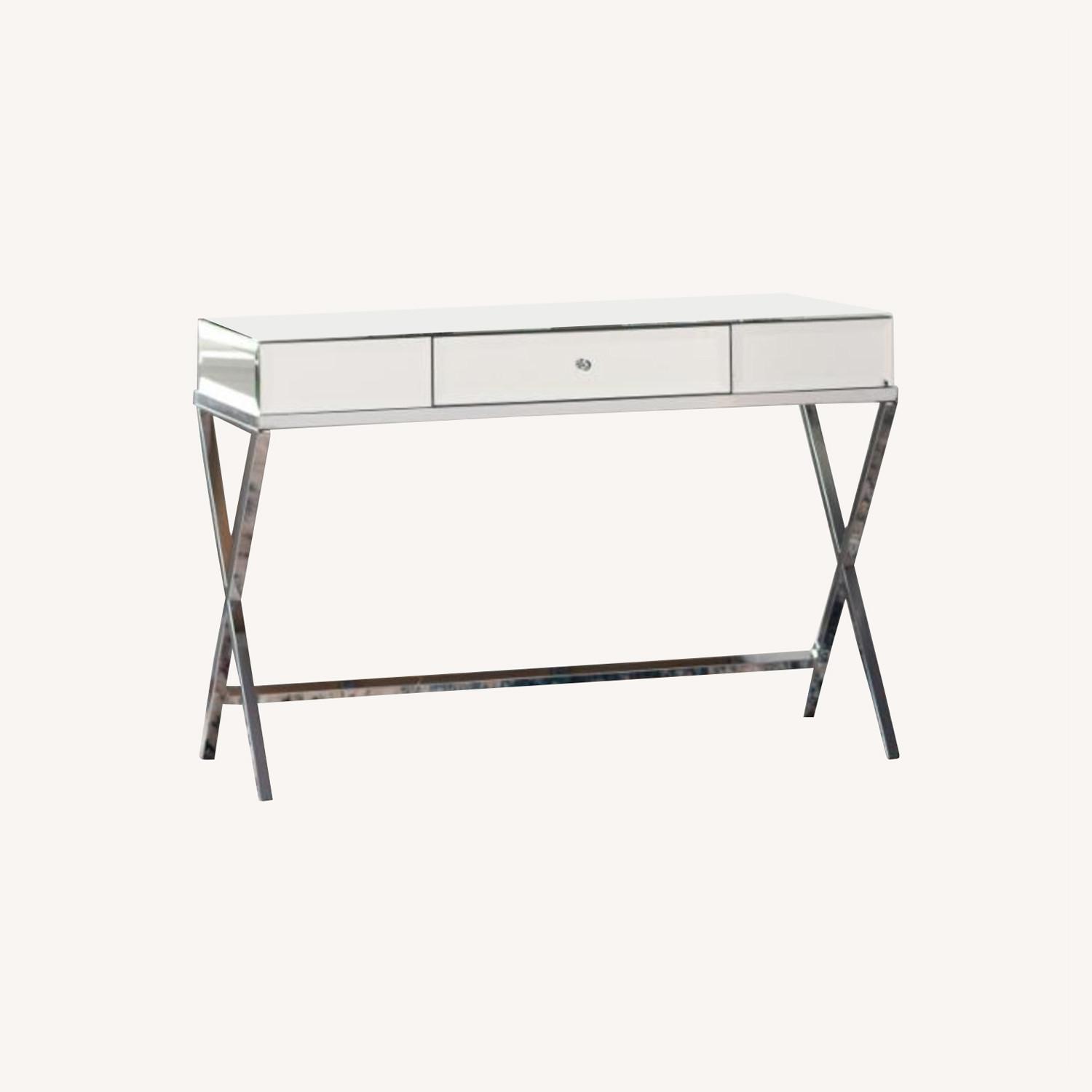 Hayneedle Belham Mirrored Desk AptDeco