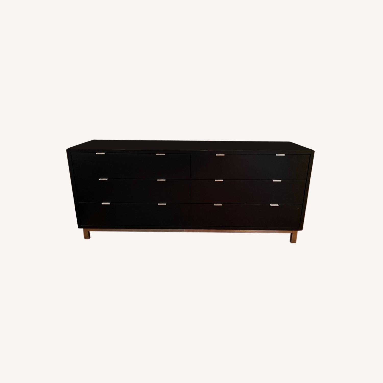 Room & Board Espresso Wood Dresser AptDeco