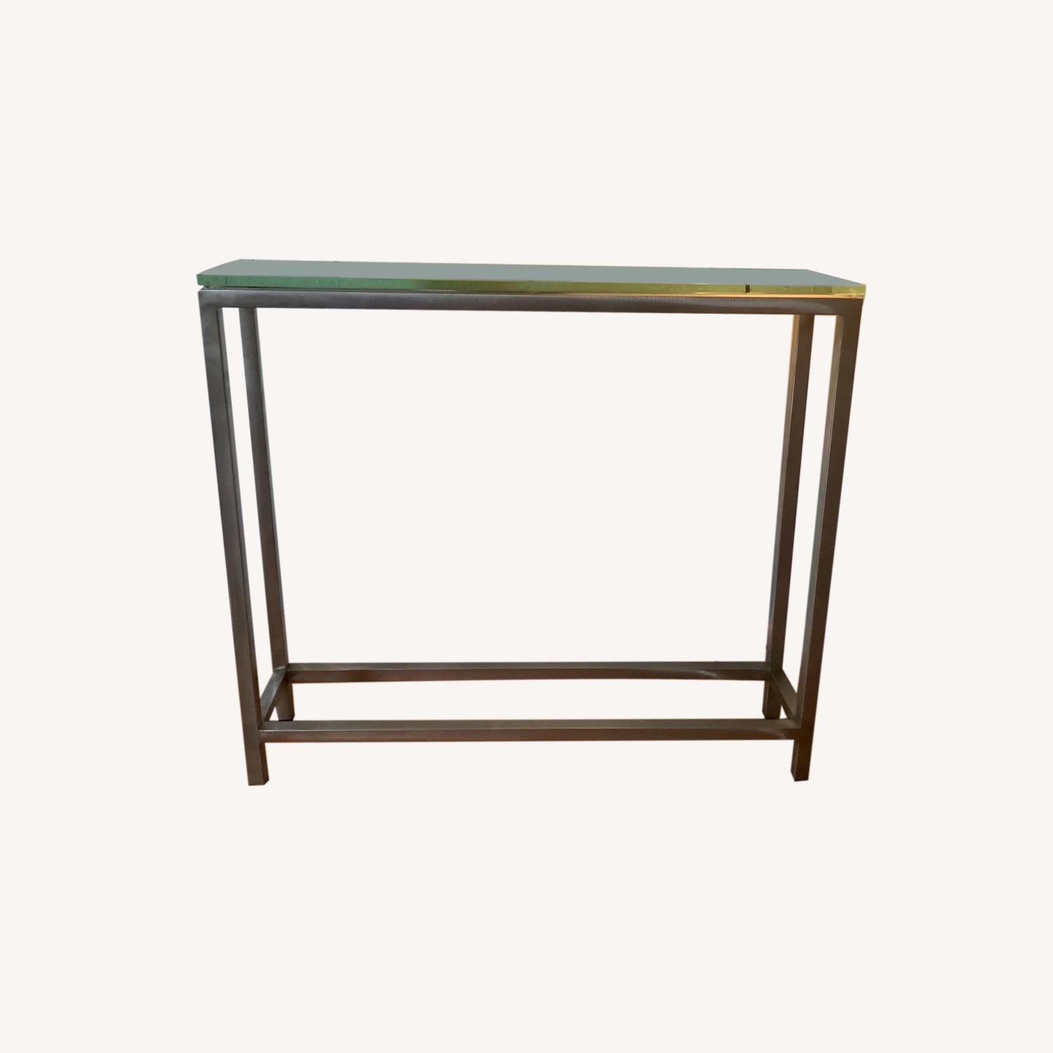 Crate & Barrel Small Space Console Table AptDeco