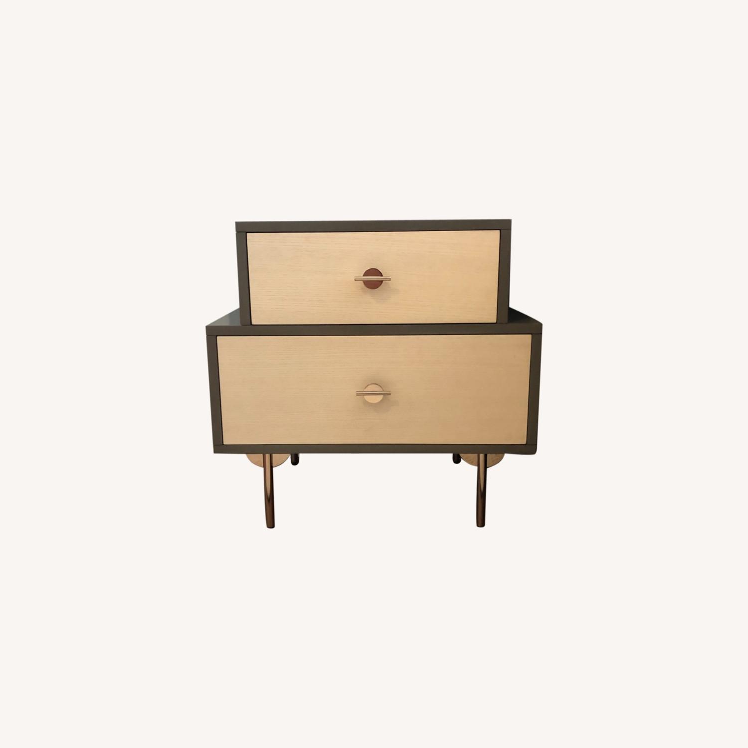 West Elm Storage Nightstand/Side Table AptDeco