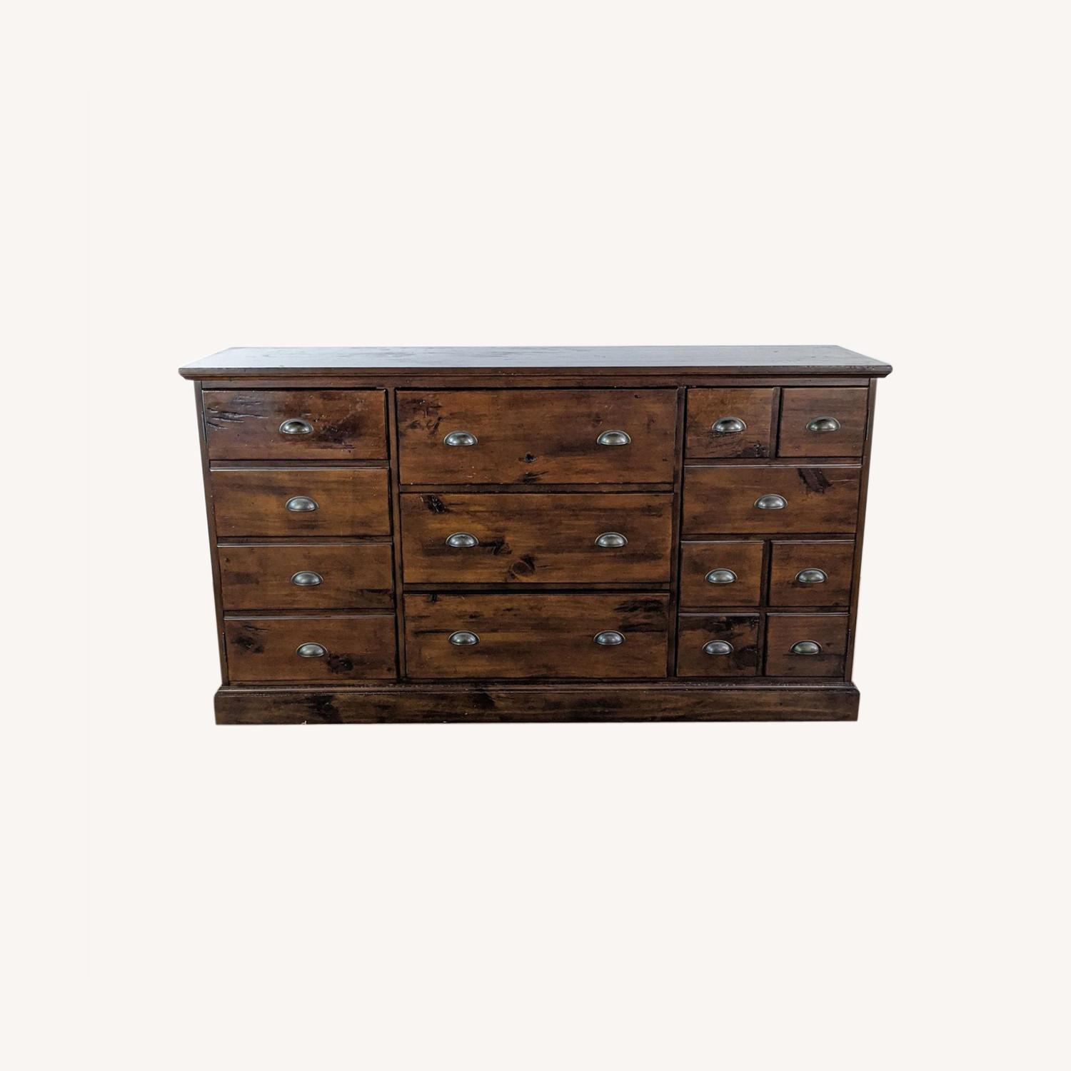 Pottery Barn Wooden Buffet Sideboard AptDeco