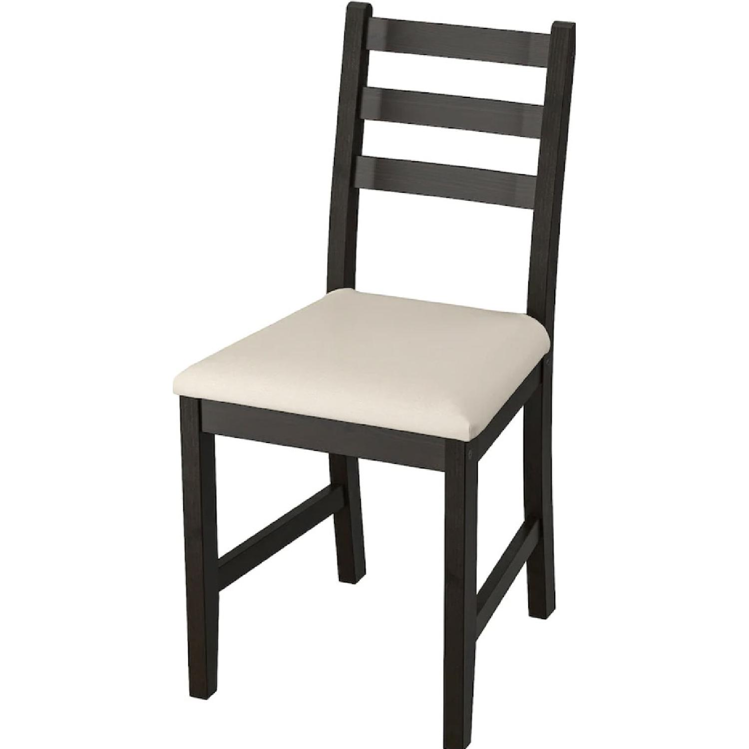 【送料込み】IKEA ダイニングチェア LERHAMN レールハムン 4脚 イケア 【IKEA】LERHAMN/レールハムン チェア ライト