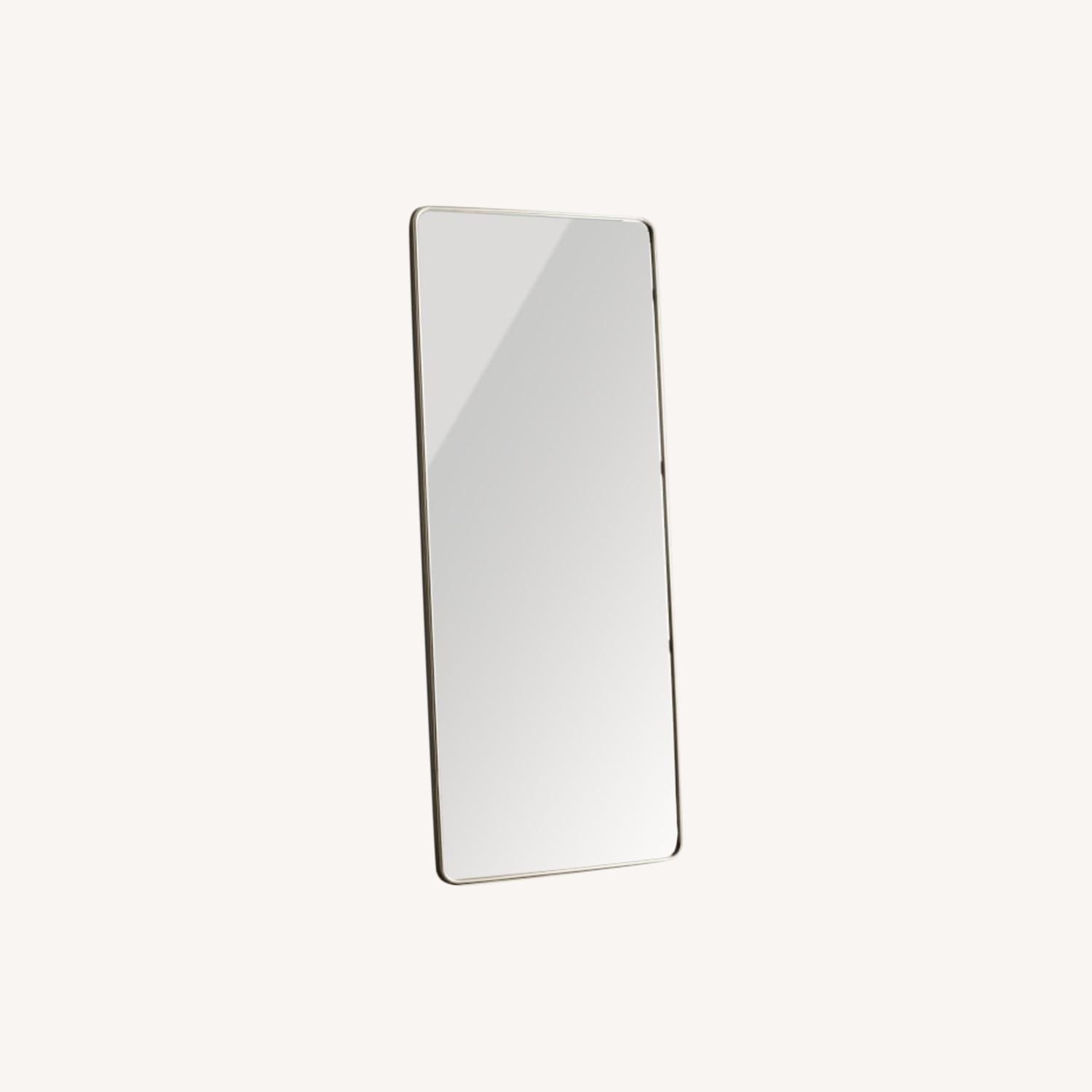West Elm Modern Streamline Metal Floor Mirror AptDeco