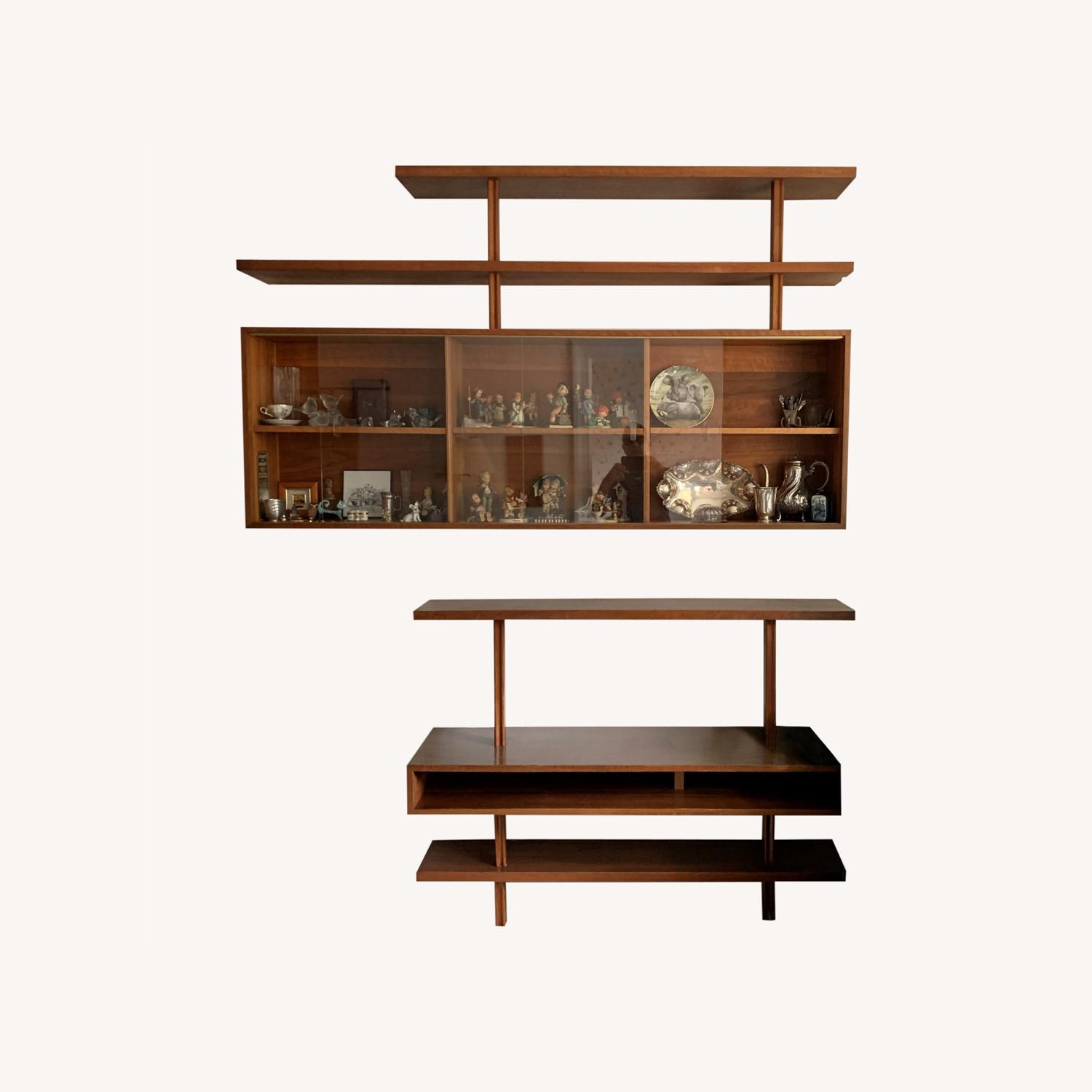 MidCentury Wall Unit in Two Separate Sections AptDeco