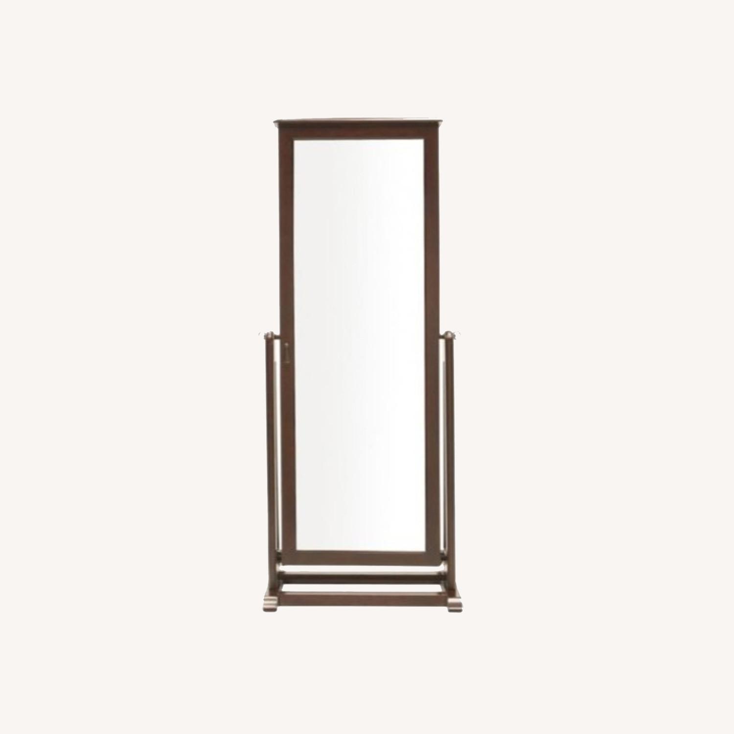 Raymour & Flanigan Larissa Cheval Mirror w/ Jewelry Storage AptDeco