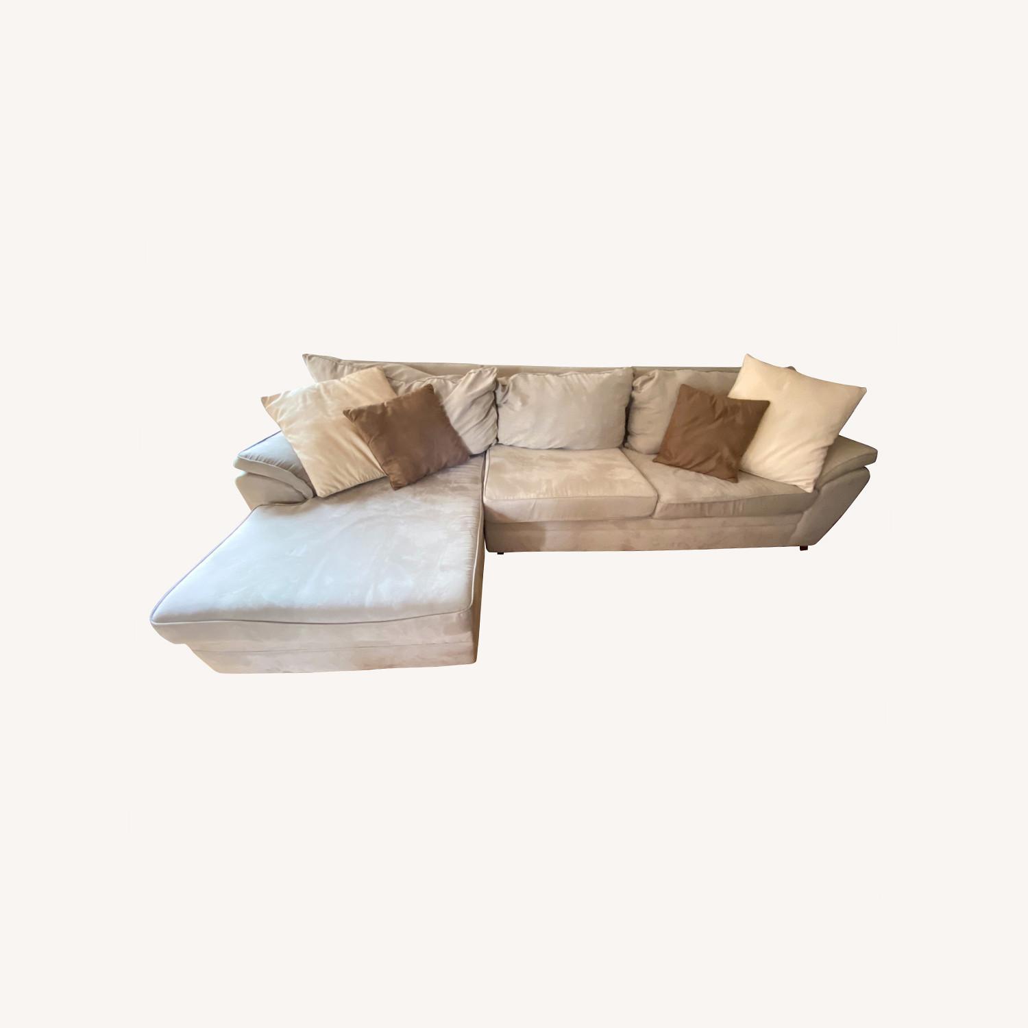 Beige Sectional Sofa - image-0