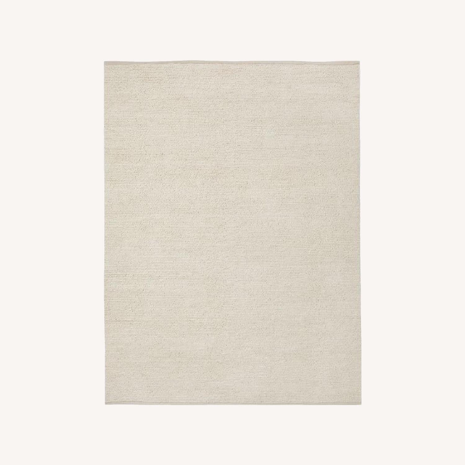 West Elm Mini Pebble Wool Jute Rug AptDeco