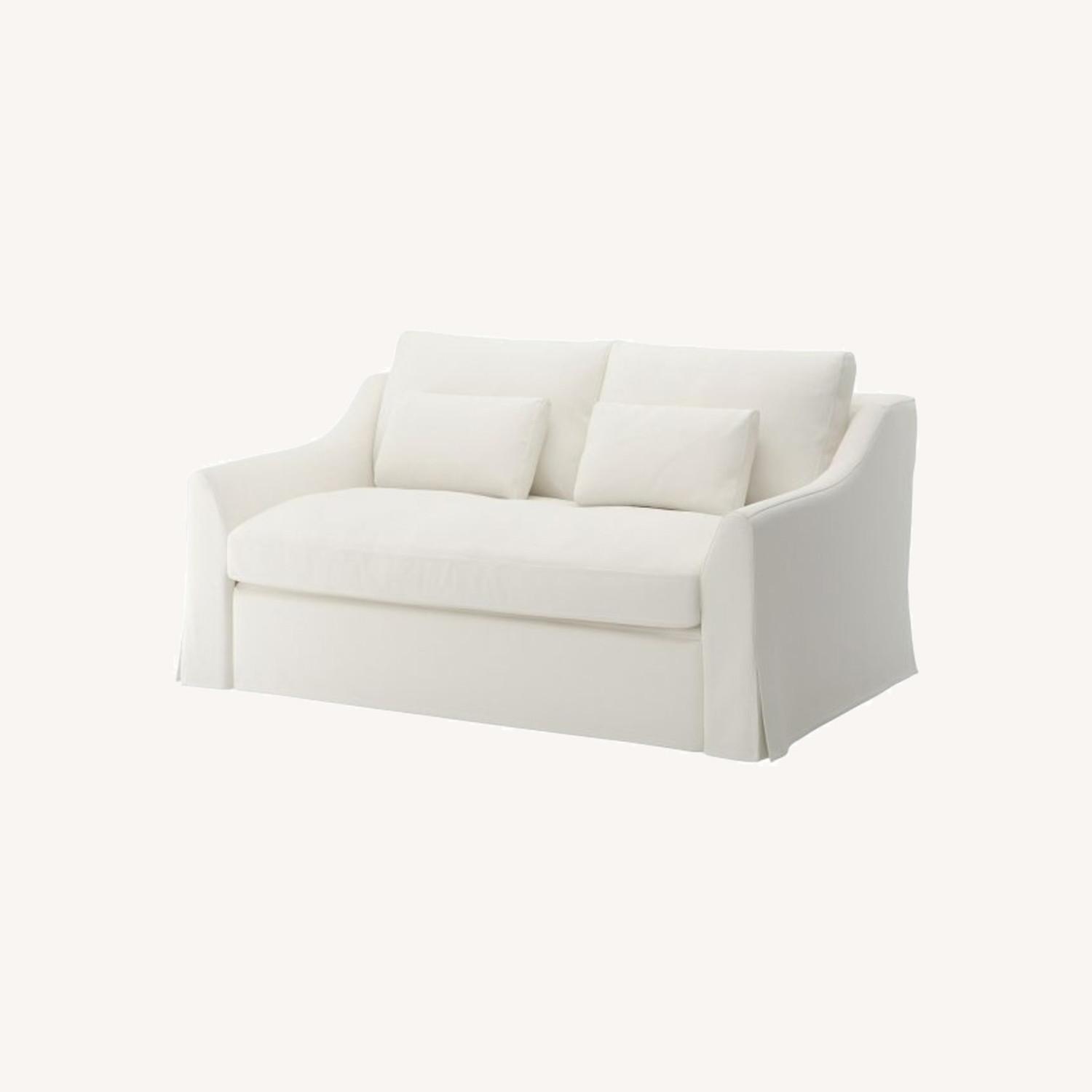 IKEA Sleeper Sofa (White) AptDeco