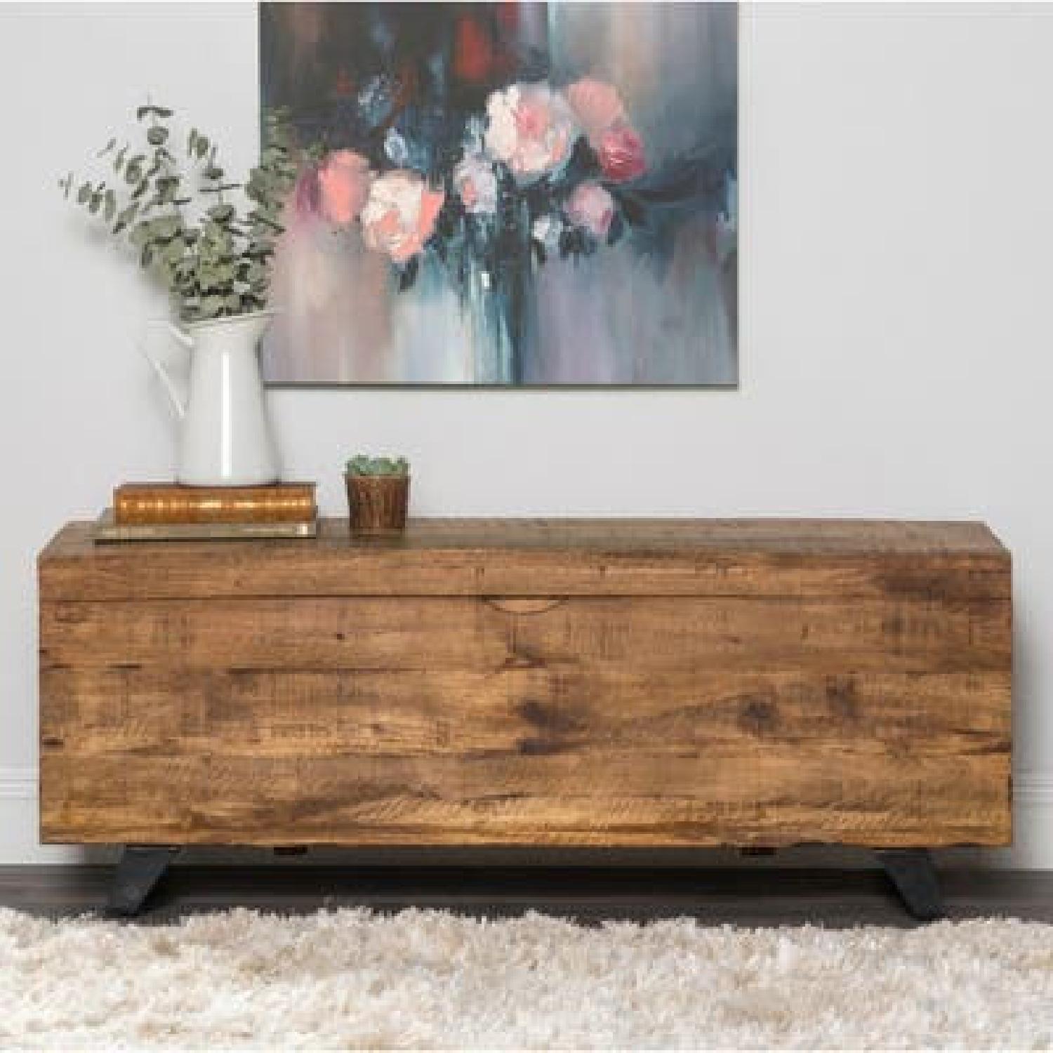 Raw Mango Wood Storage Chest - image-4