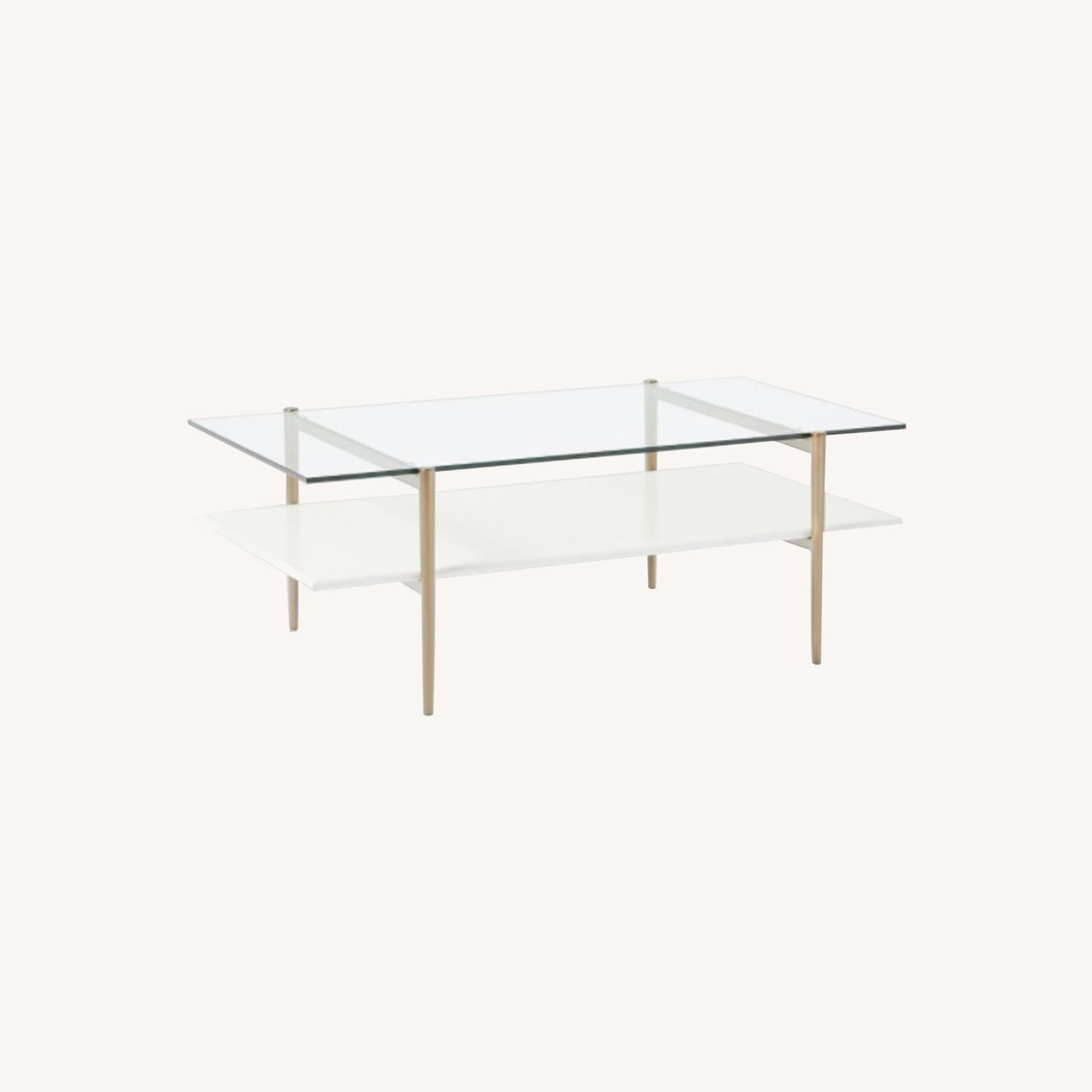 West Elm Art Display Coffee Table AptDeco