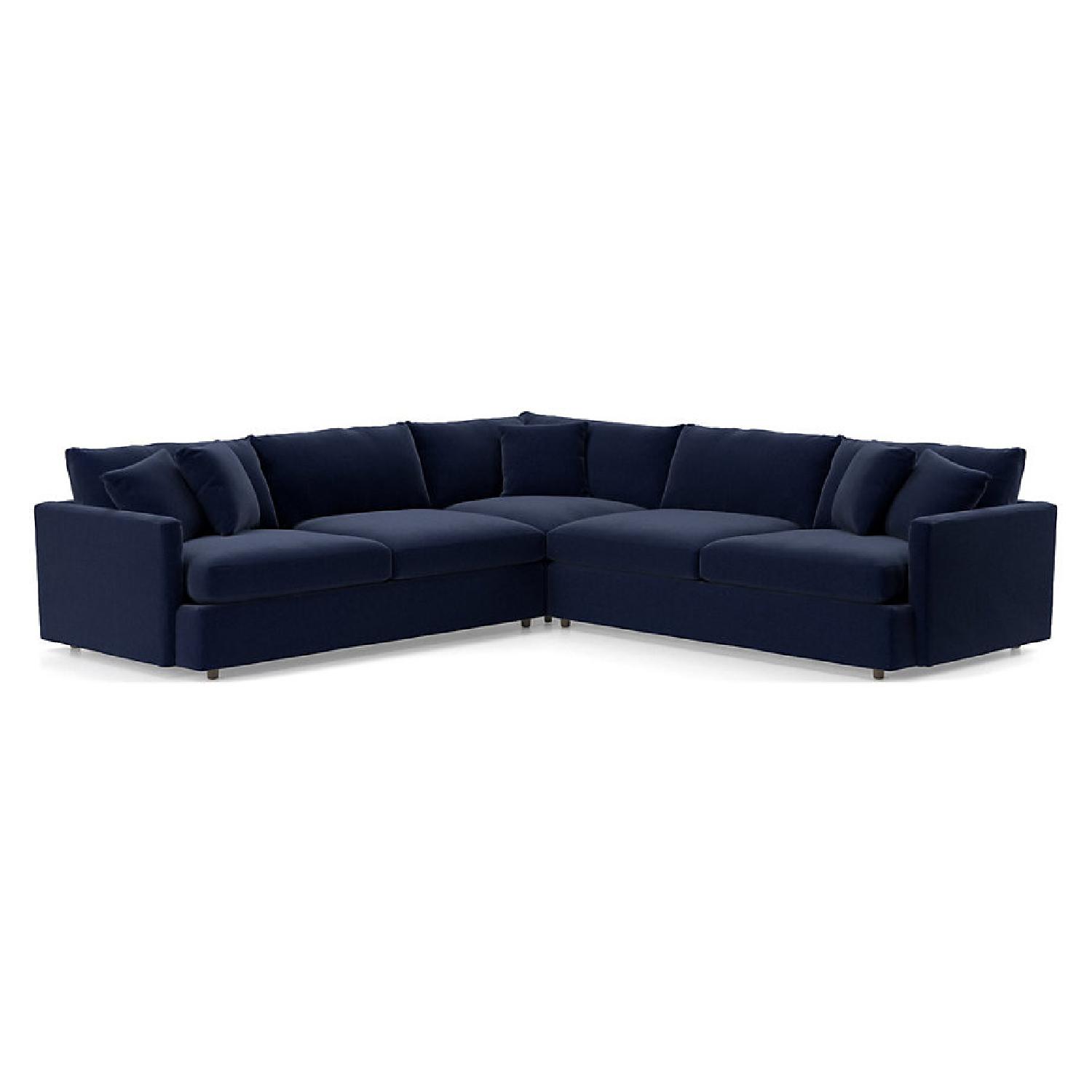 Crate & Barrel 3-Piece Sectional Sofa - image-8