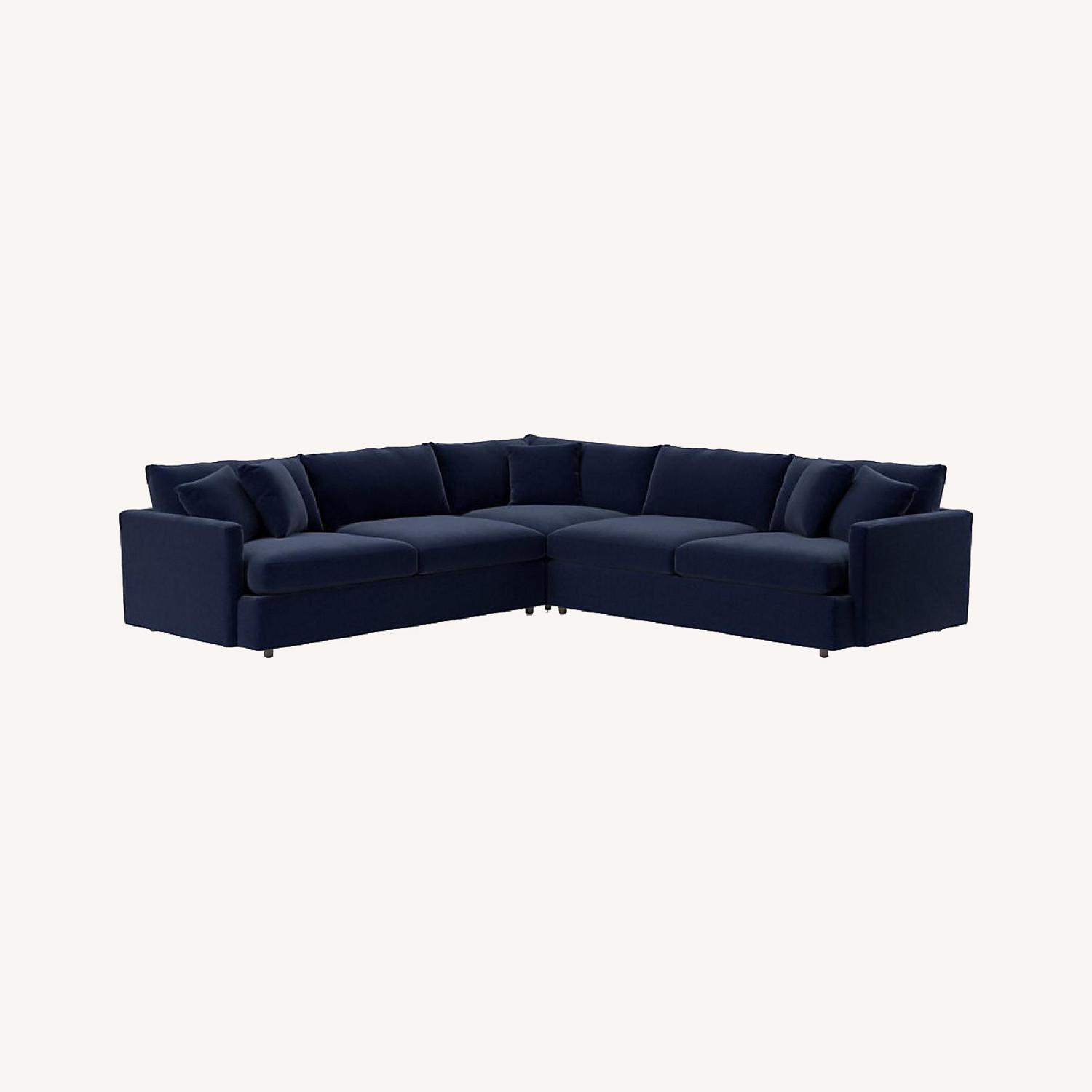 Crate & Barrel 3-Piece Sectional Sofa - image-0