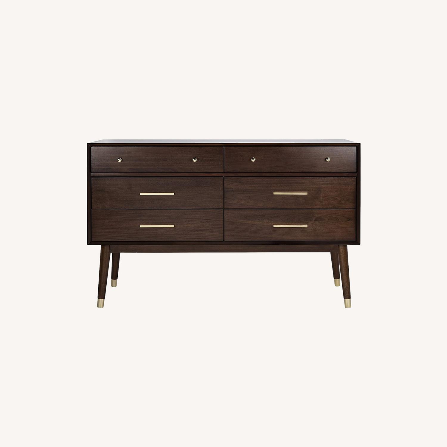 open lace back dress Lorna 6 Drawer Contemporary Dresser Rustic Oak