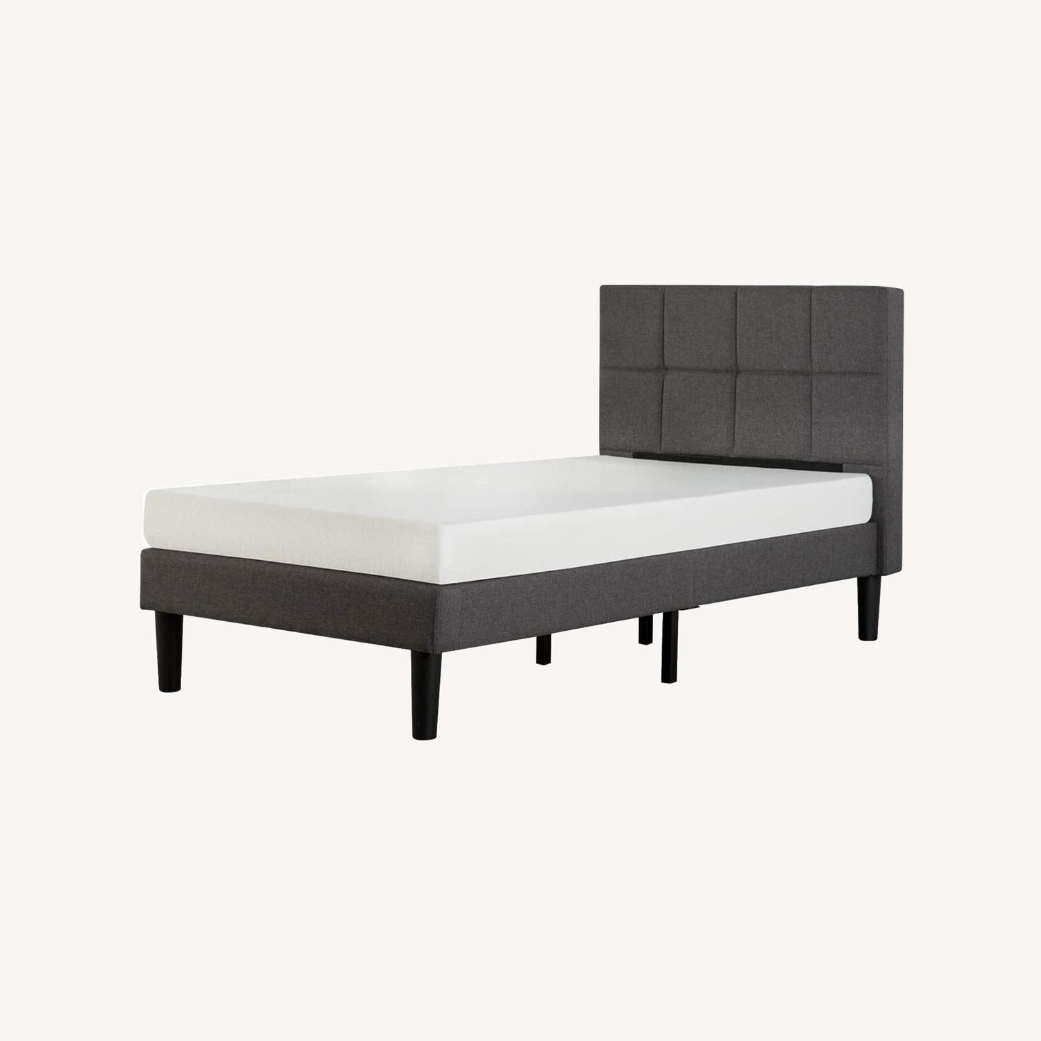 ZINUS Lottie Upholstered Platform Bed Frame Twin AptDeco