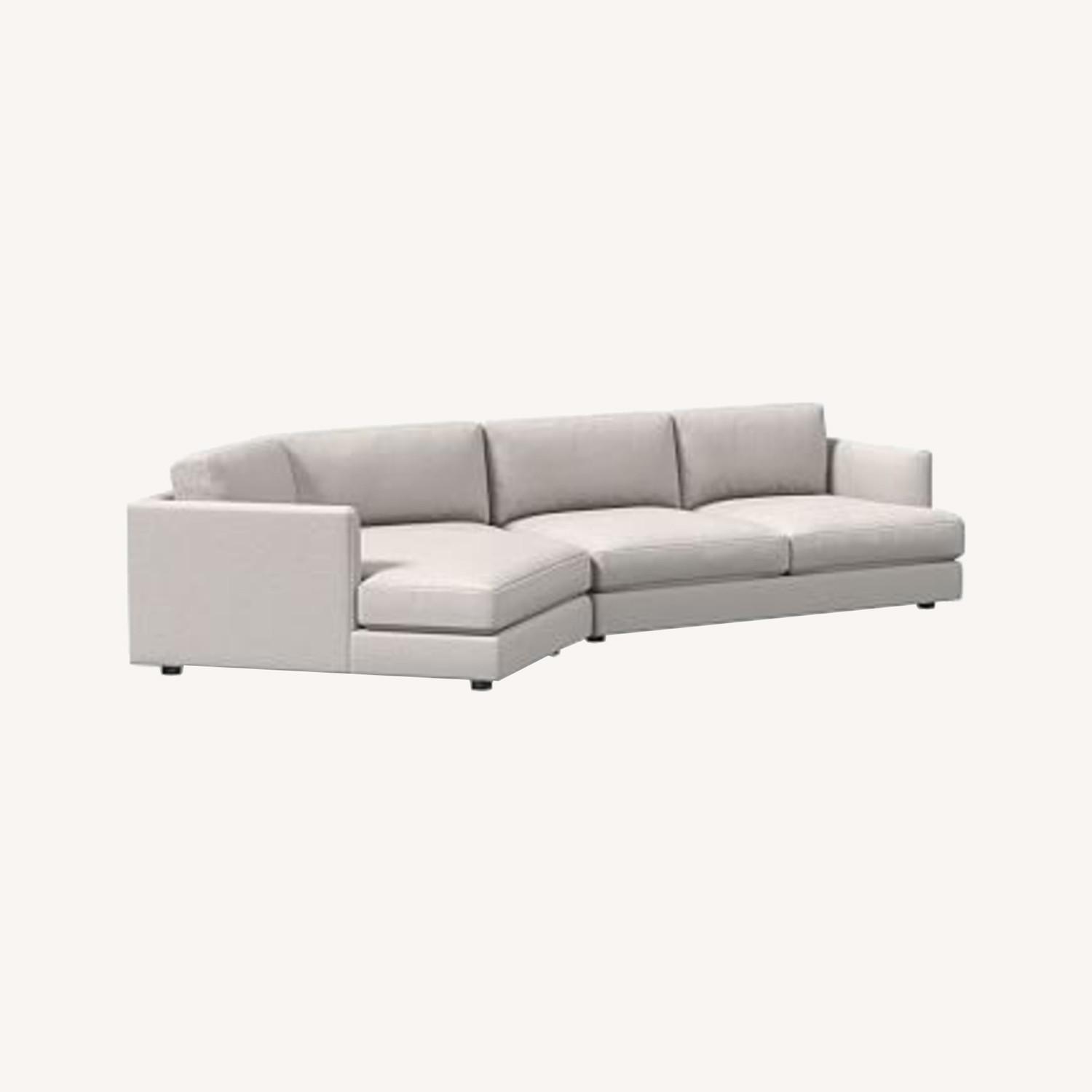 West Elm Custom 2Piece Sectional AptDeco