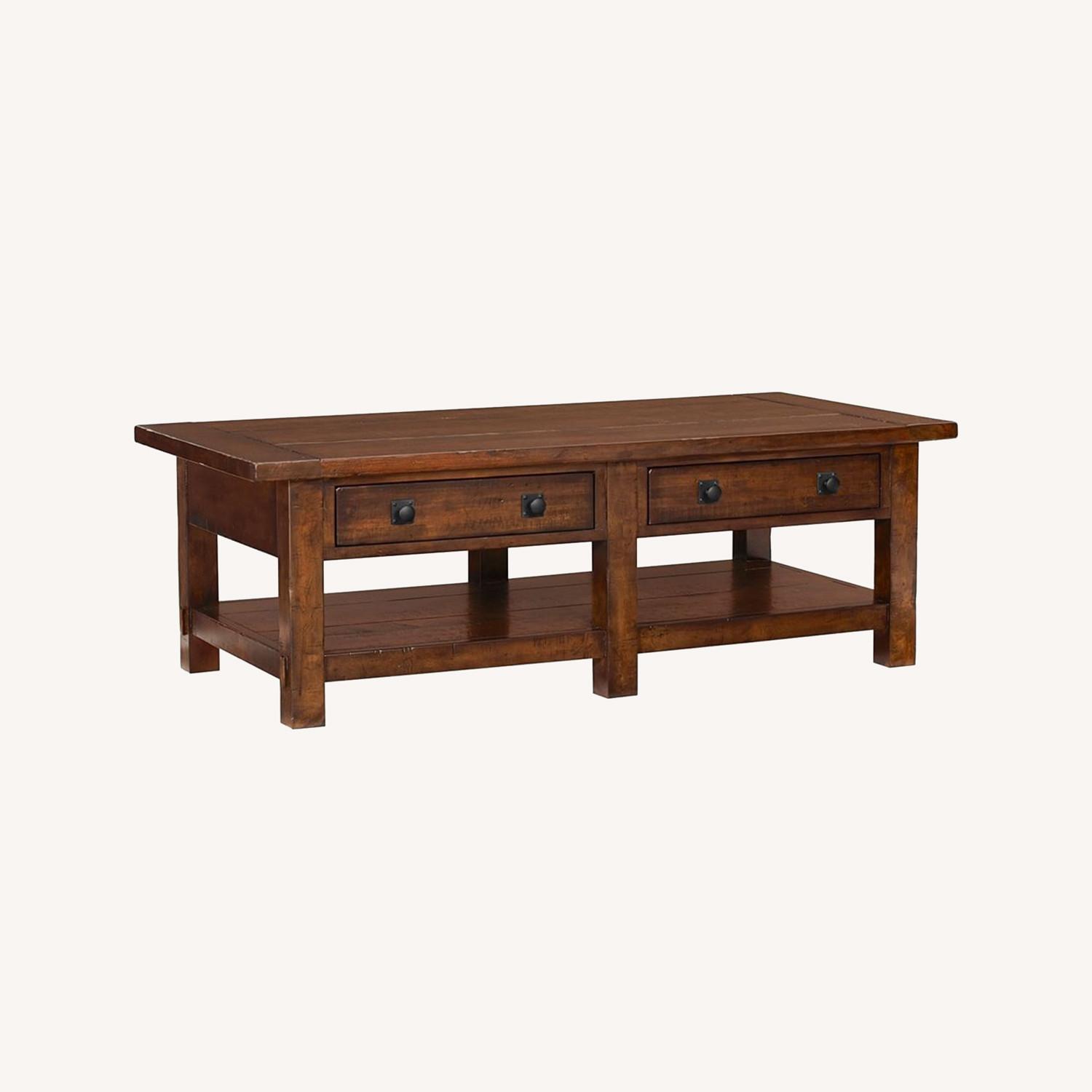 Pottery Barn Benchwright Coffee Table AptDeco
