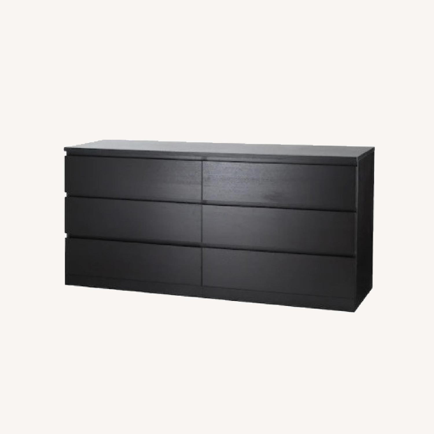 IKEA Dresser with Glass Top AptDeco