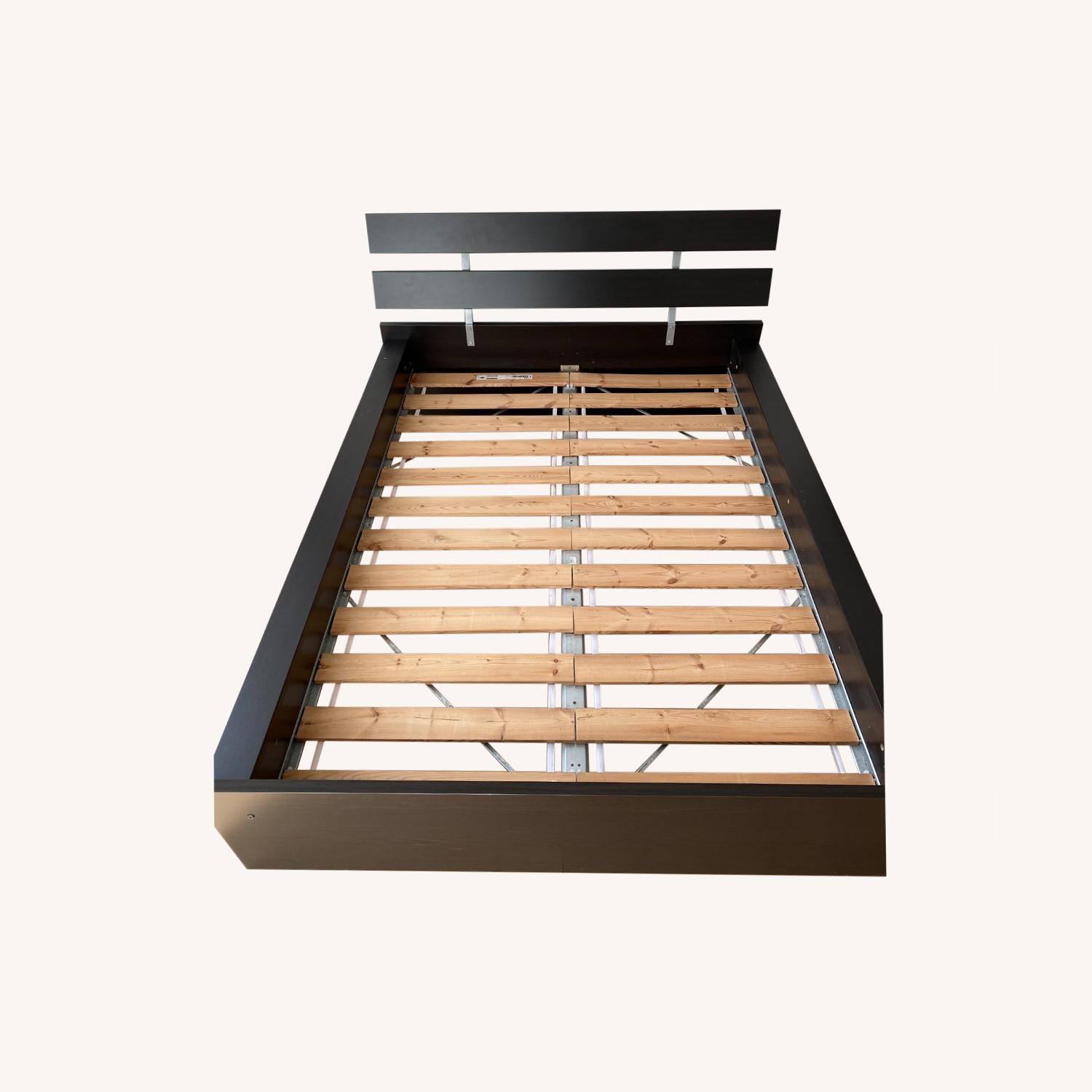IKEA Hopen Full Bed frame w/ slatted Base AptDeco