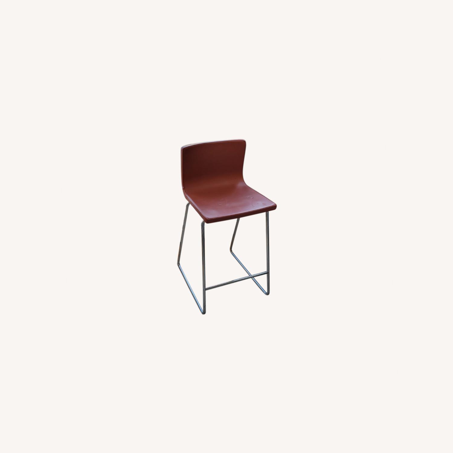 IKEA Bernhard Burnt Orange Bar Stools AptDeco
