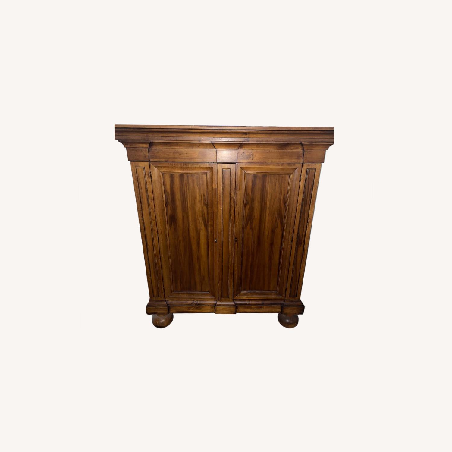 Solid Wood Armoire/Wardrobe - image-0