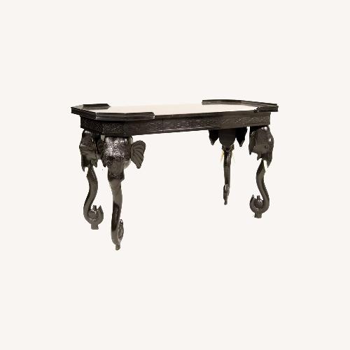 Used Gampel Stoll Black-Lacquer Elephant Head Table for sale on AptDeco