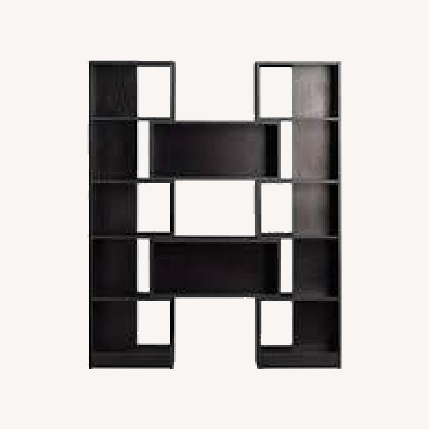 Crate and Barrel Puzzle Bookcase - image-0