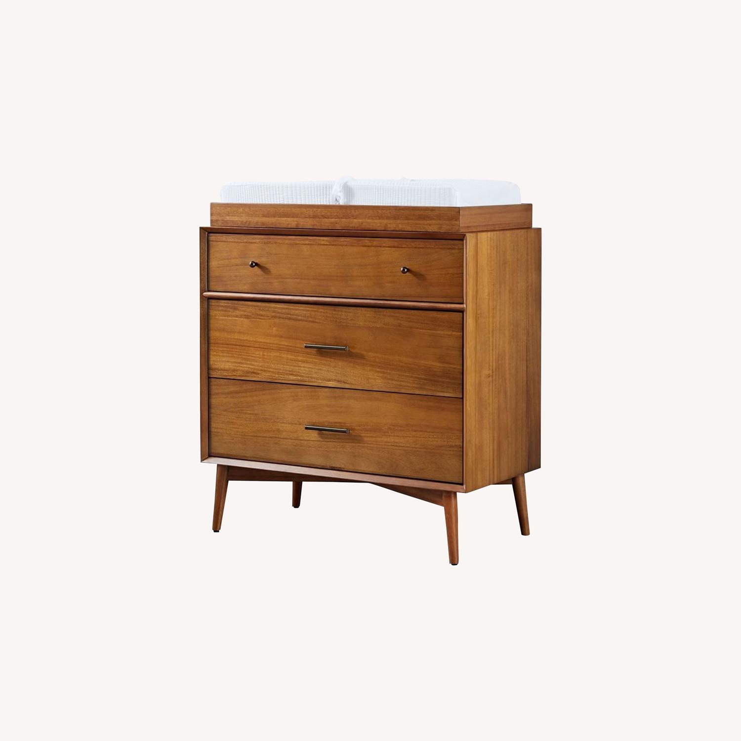 West Elm Dresser w Changing Table Attachment AptDeco