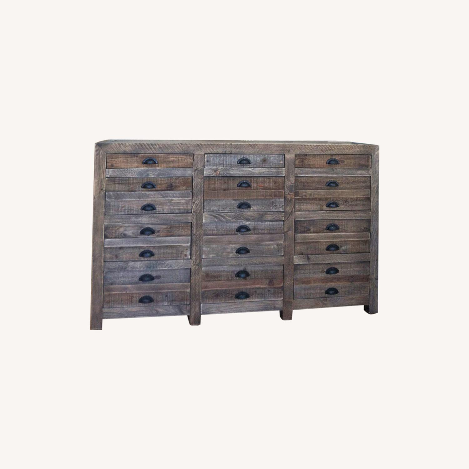 Restoration Hardware 12 Drawers in Driftwood Grey AptDeco