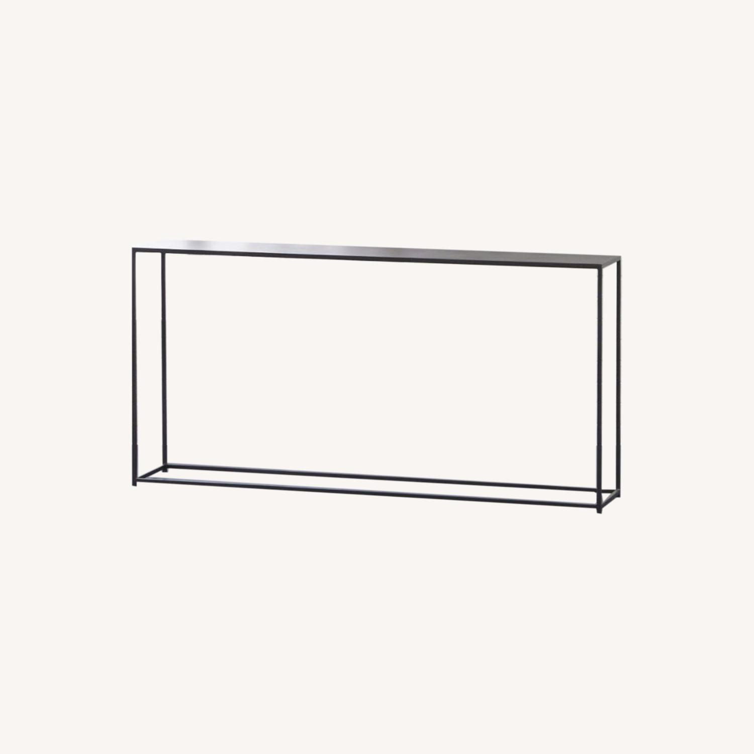 CB2 Mill Narrow Console Table AptDeco