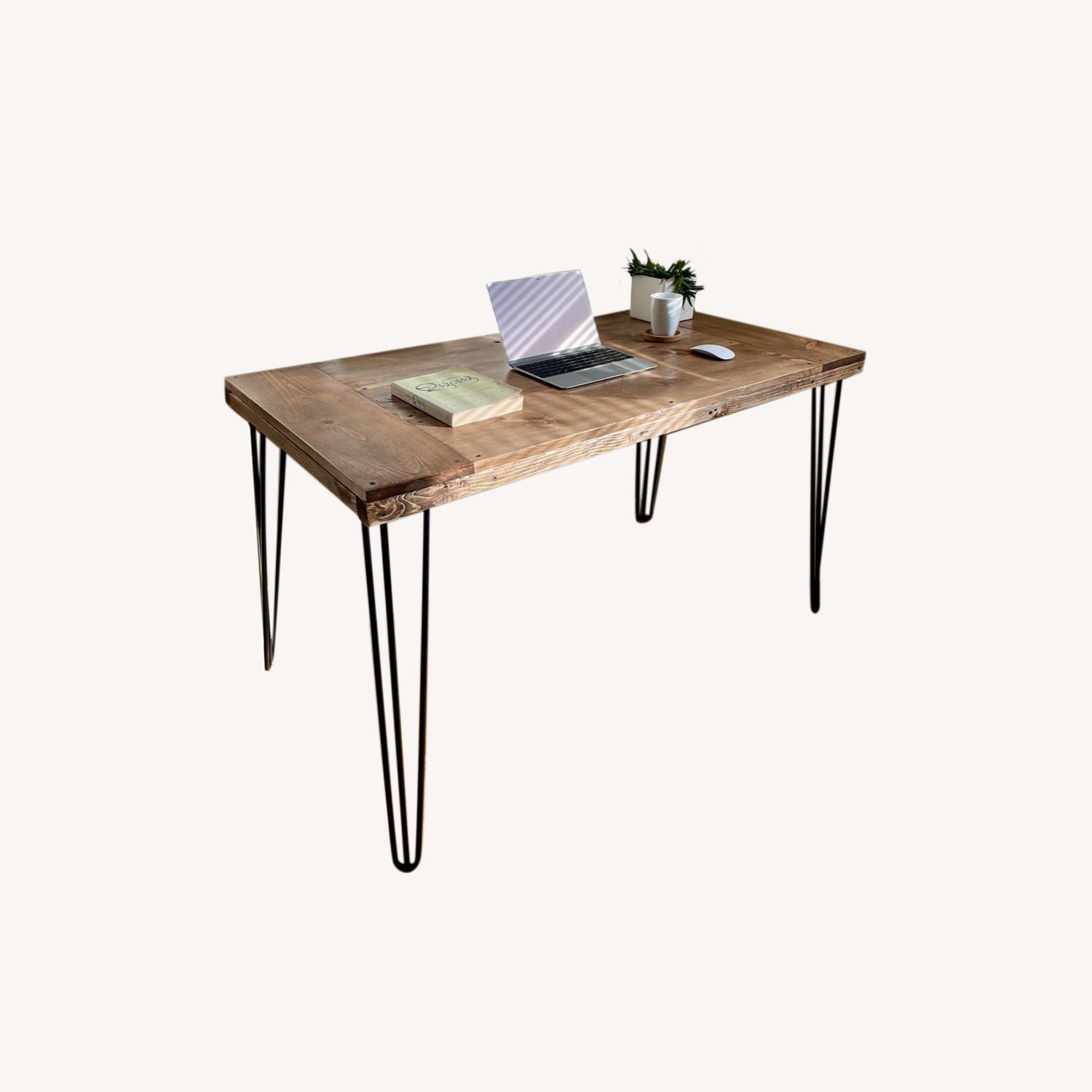 Handmade Desk Walnut Mid Century Modern AptDeco