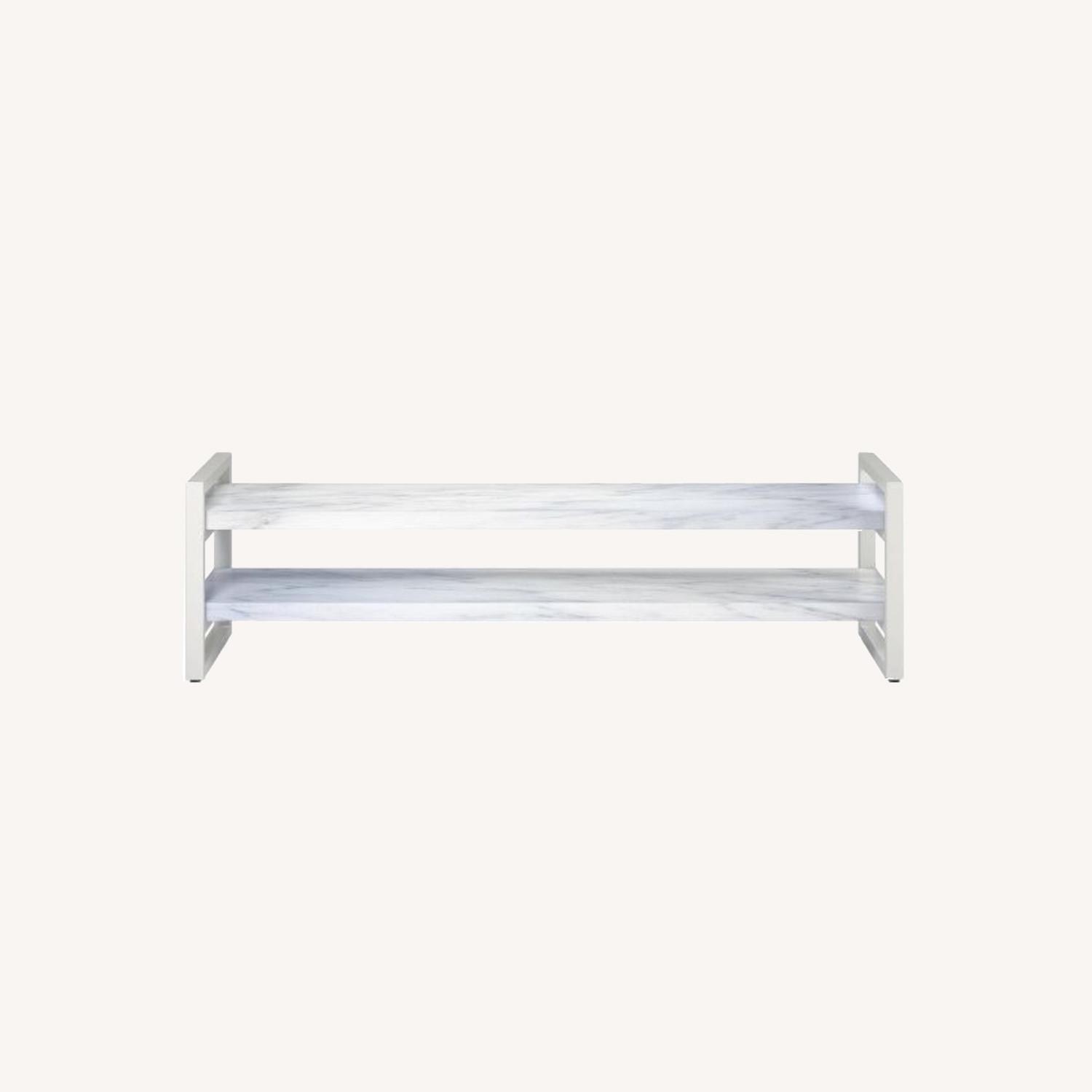 Target Cosmo Living White TV Stand - Glam - image-0