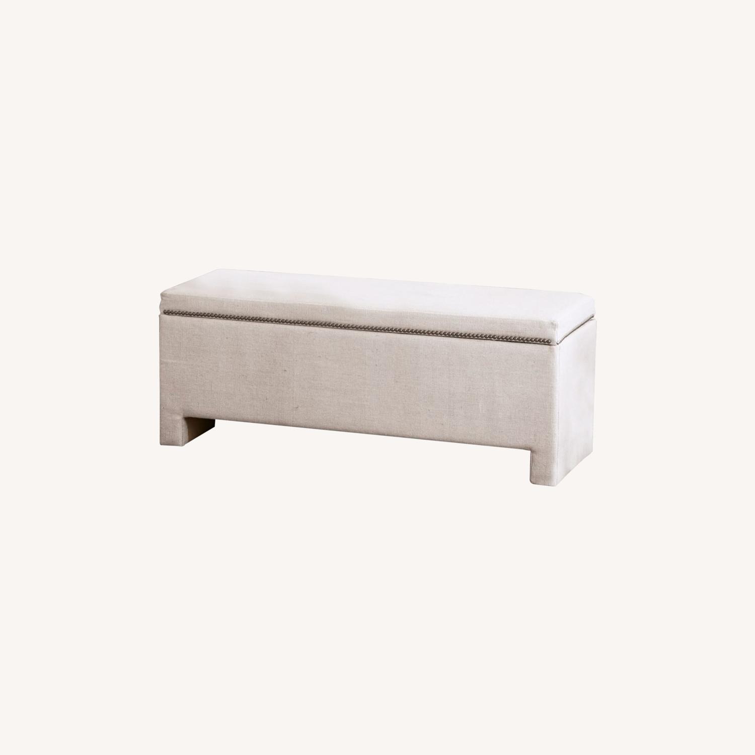 West Elm Storage Bench AptDeco