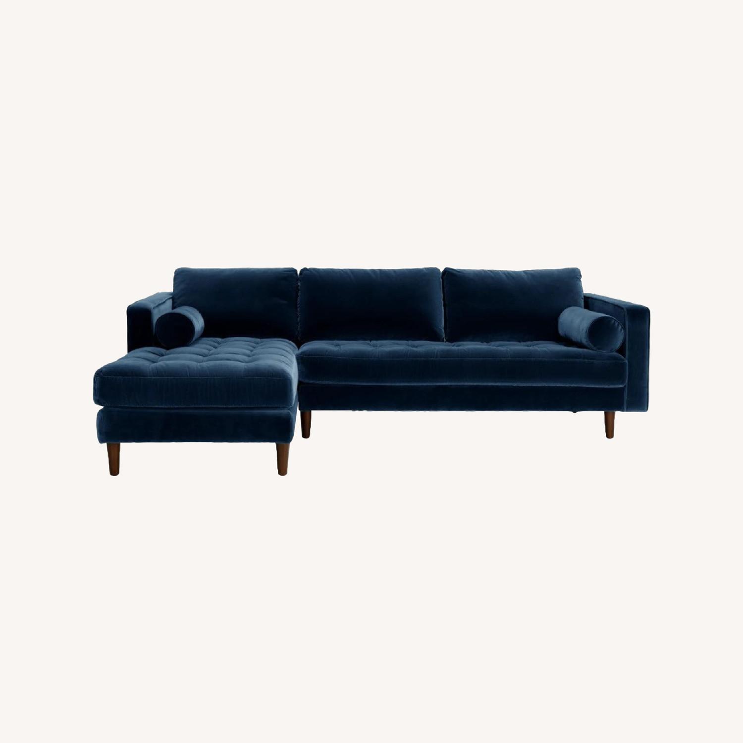 Article Sven Cascadia Blue Sectional Sofa - image-0
