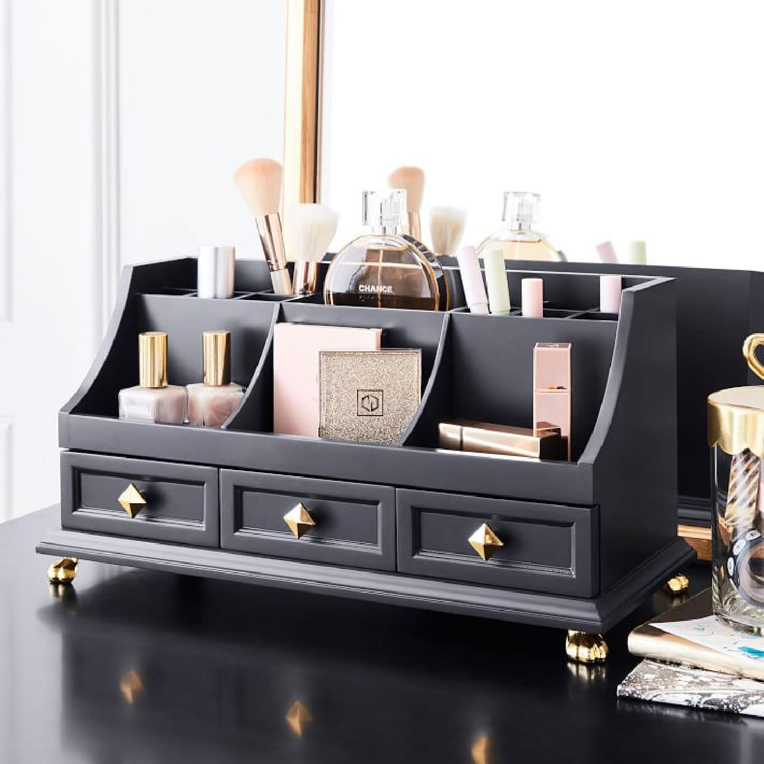 Pottery Barn Makeup Organizer - image-4