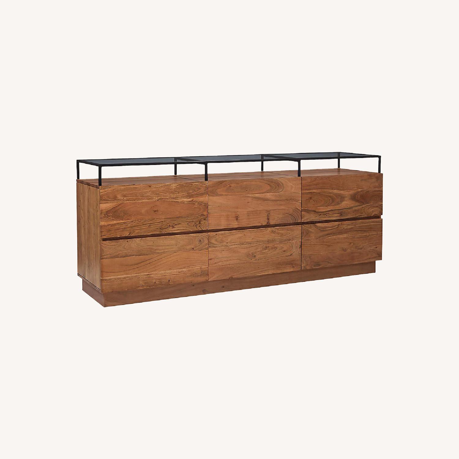 CB2 Glass Top Dresser - image-0